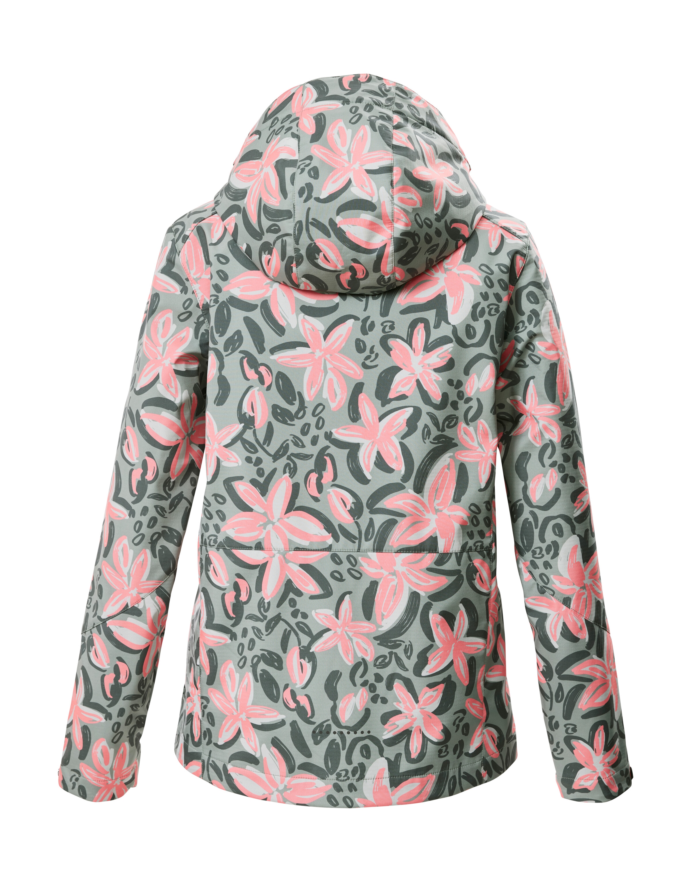 Killtec Softshelljacke »KOS 154 GRLS SFTSHLL JCKT« Wind- und wasserabweisende Kinderjacke mit buntem Print