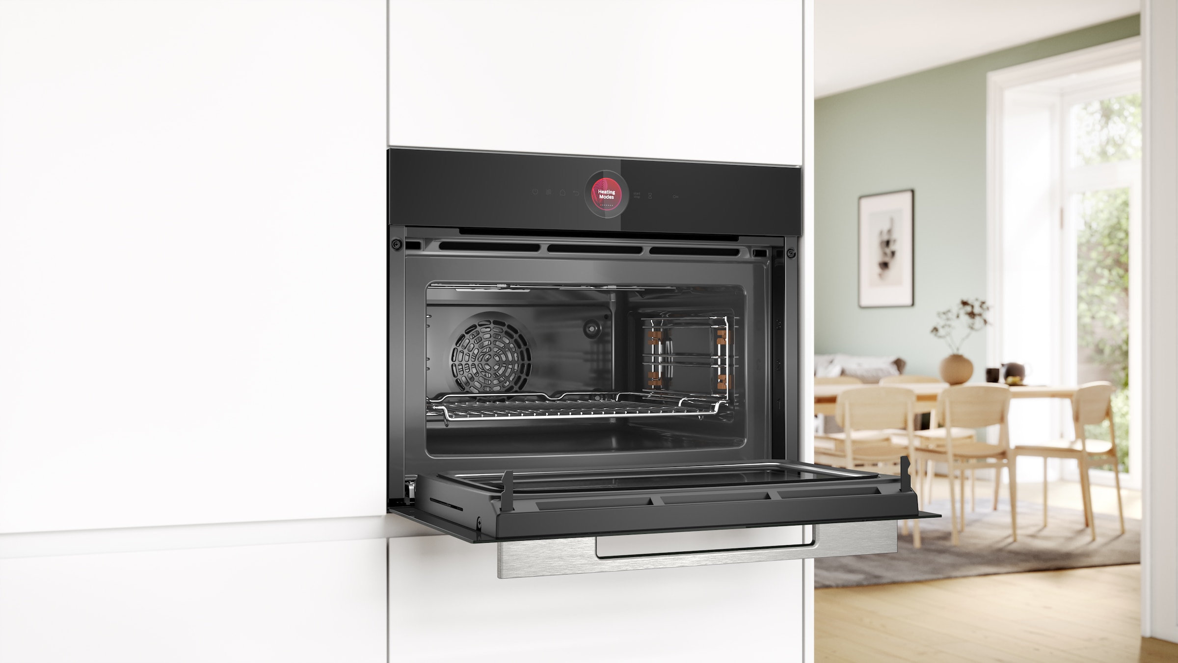 BOSCH Einbau-Mikrowelle »CMG7241B1«, Grill-Heißluft-Ober-/Unterhitze, 3600 W