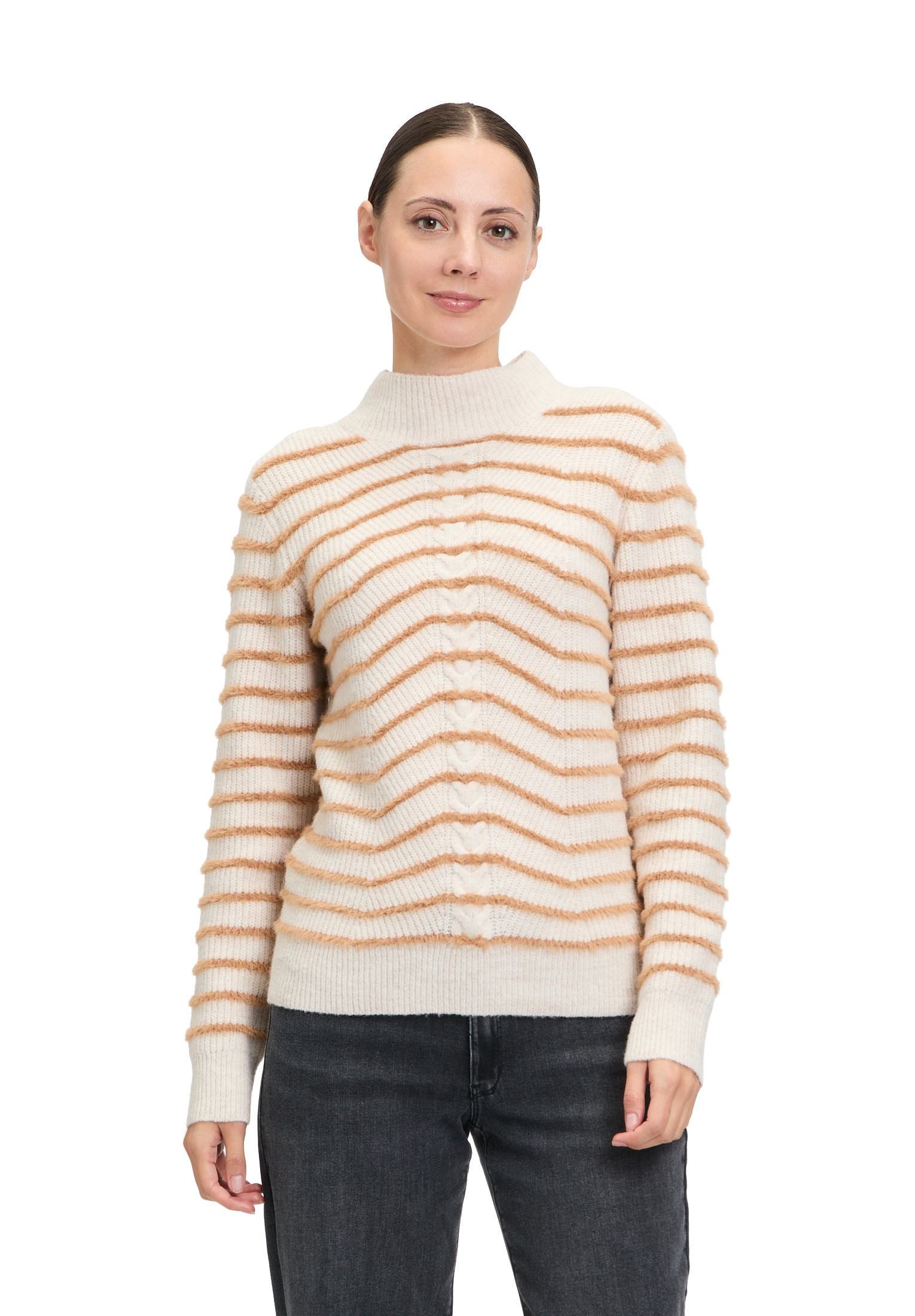 Betty&Co Strickpullover »Strickpullover mit Rundhalsausschnitt«