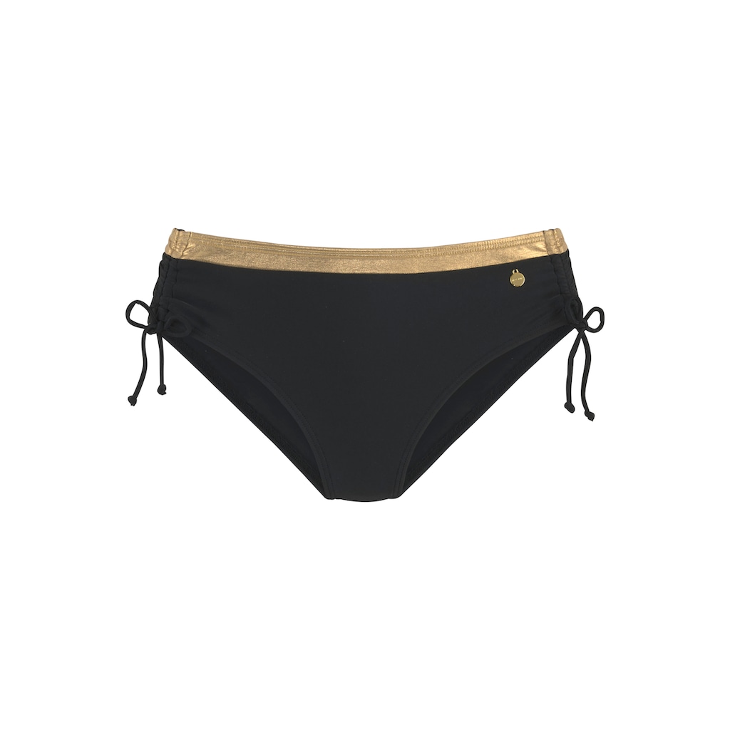 LASCANA Bikini-Hose »Elodie«, mit trendigem Materialeinsatz