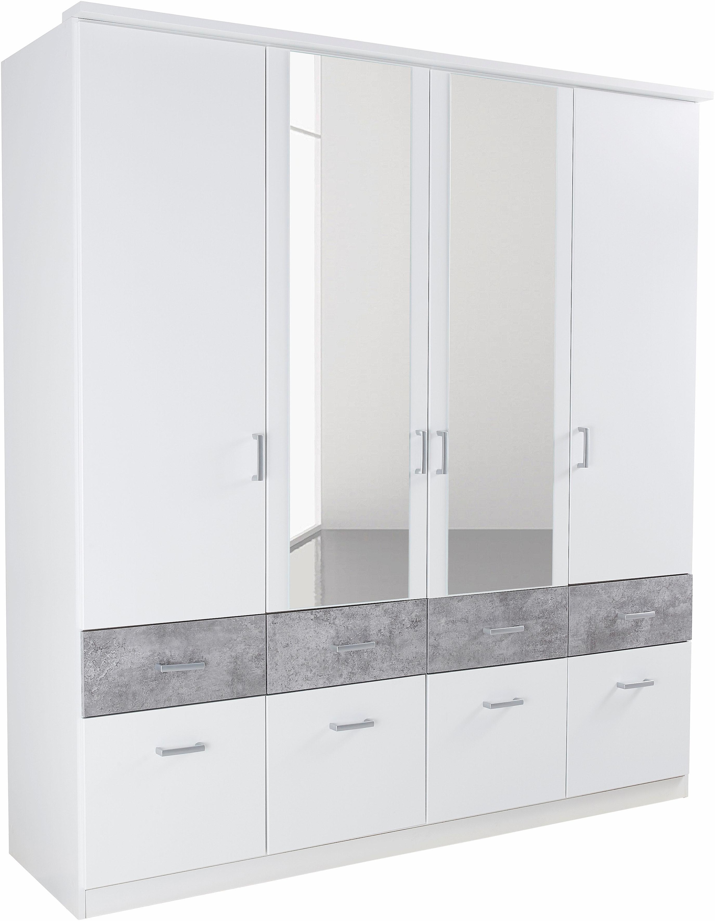 rauch Kleiderschrank »Kleiderschrank Schrank Garderobe deckenhoher Schrank BREMEN«, in vielen Farben und Ausführungen MADE IN GERMANY
