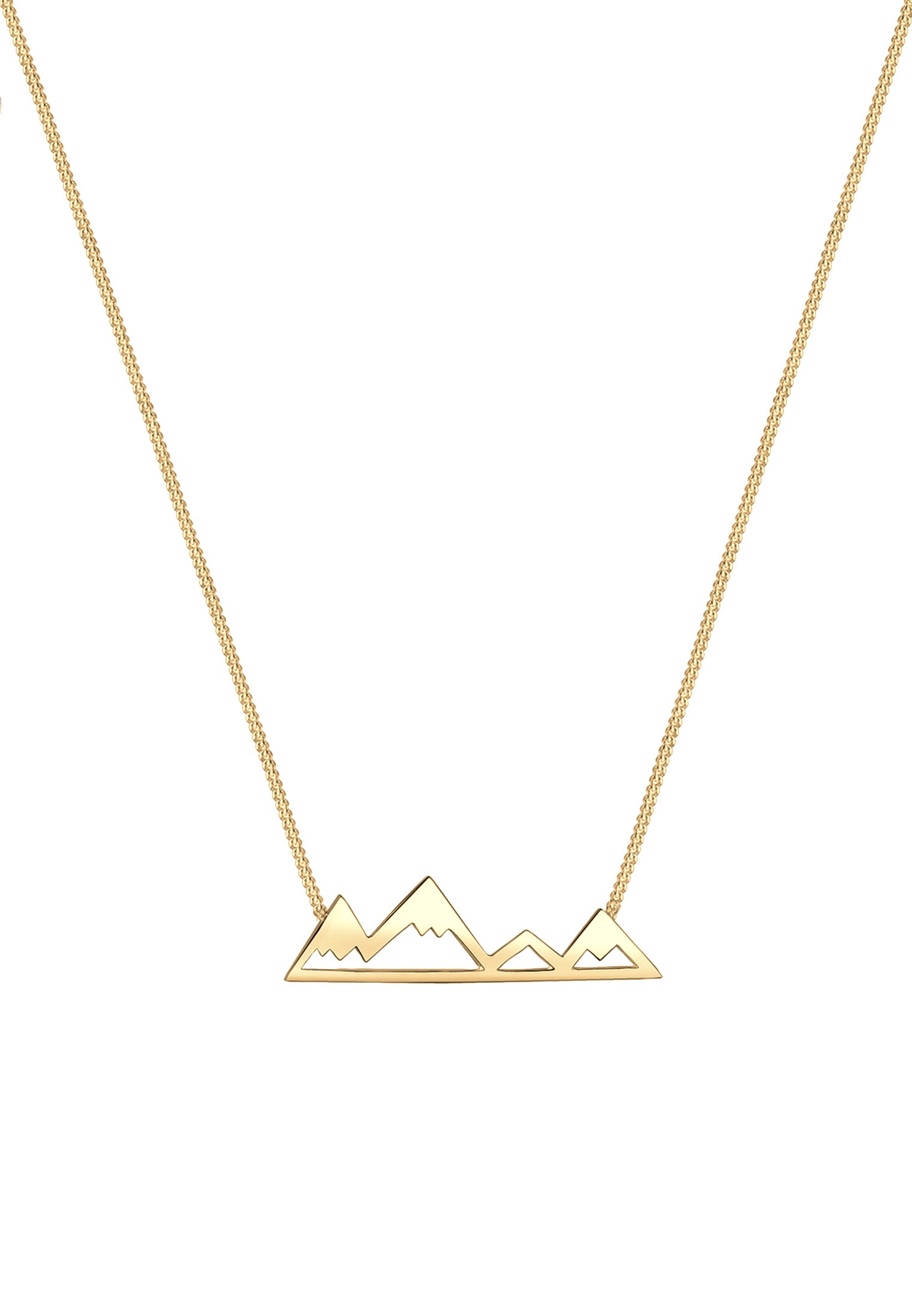 Elli Kette mit Anhänger »Halskette Anhänger Berge Mountain 925 Sterling Silber«