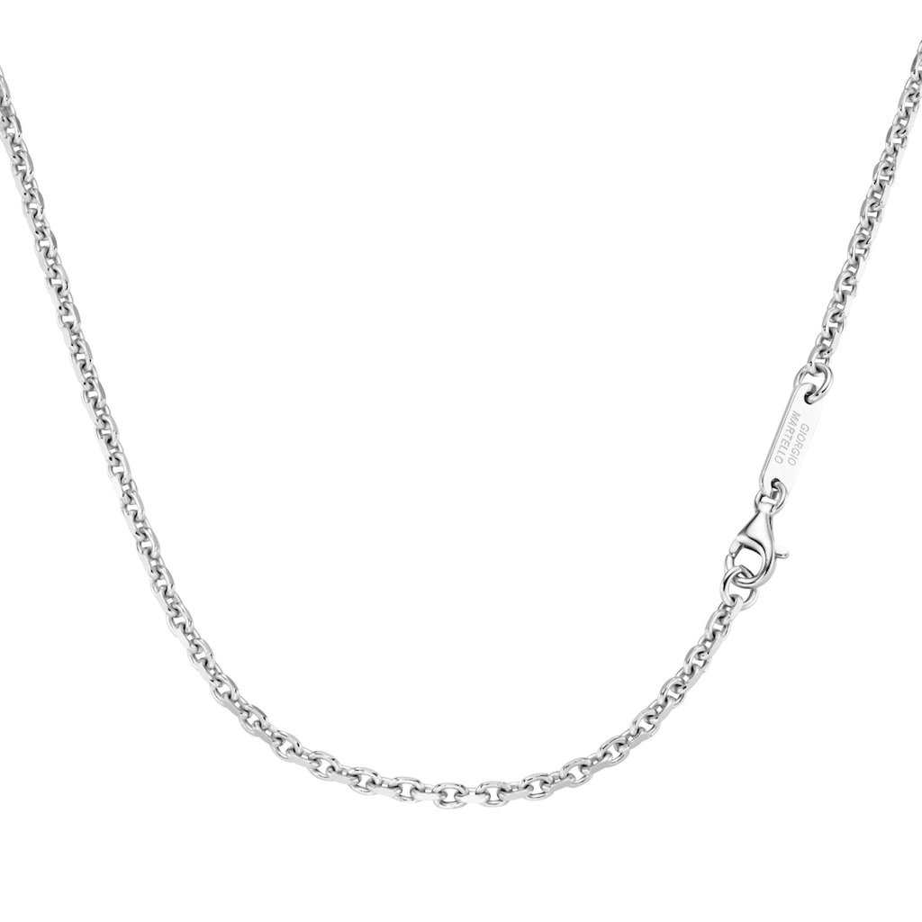 GIORGIO MARTELLO MILANO Silberkette »Kette Ankerkette, diamantiert, massiv, Silber 925«