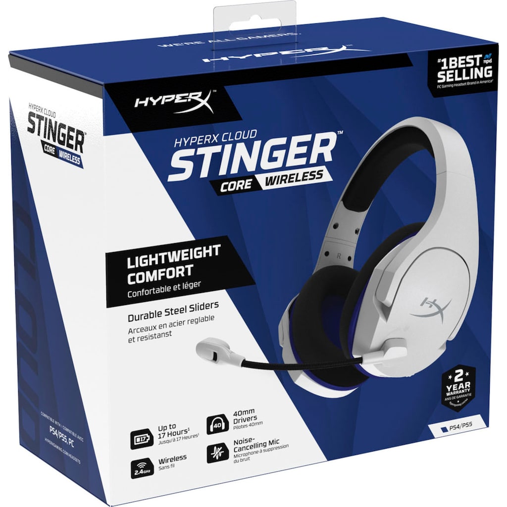 HyperX Gaming-Headset »Cloud Stinger Core Wireless«, Bluetooth, Rauschunterdrückung