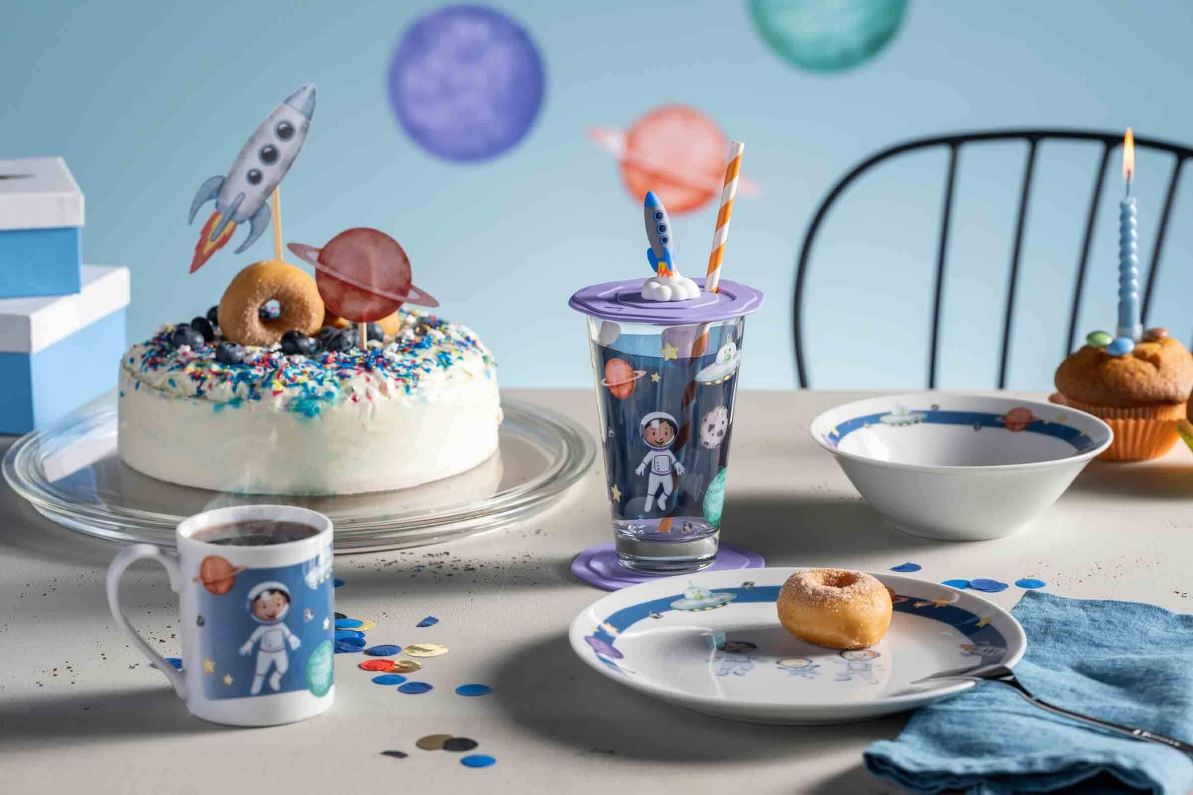LEONARDO Kinderbecher »Kinderbecher Bambini Avventura 215 ml & 300 ml 2er Set« Ideal für den Alltag, spülmaschinengeeignet,