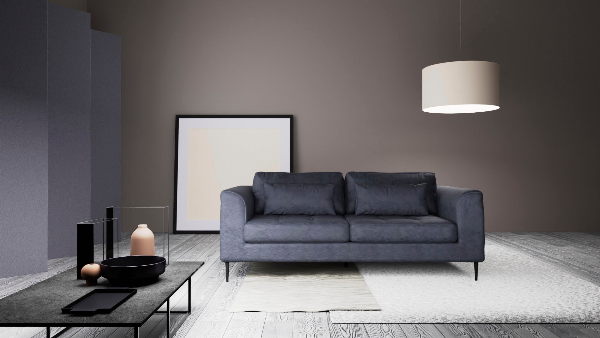 TRENDMANUFAKTUR 2-Sitzer »Luzi, gemütlich und bequem, tolle Detailverabeitung«, wahlweise mit Schlaffunktion und Bettkasten, inklusive Nierenkissen