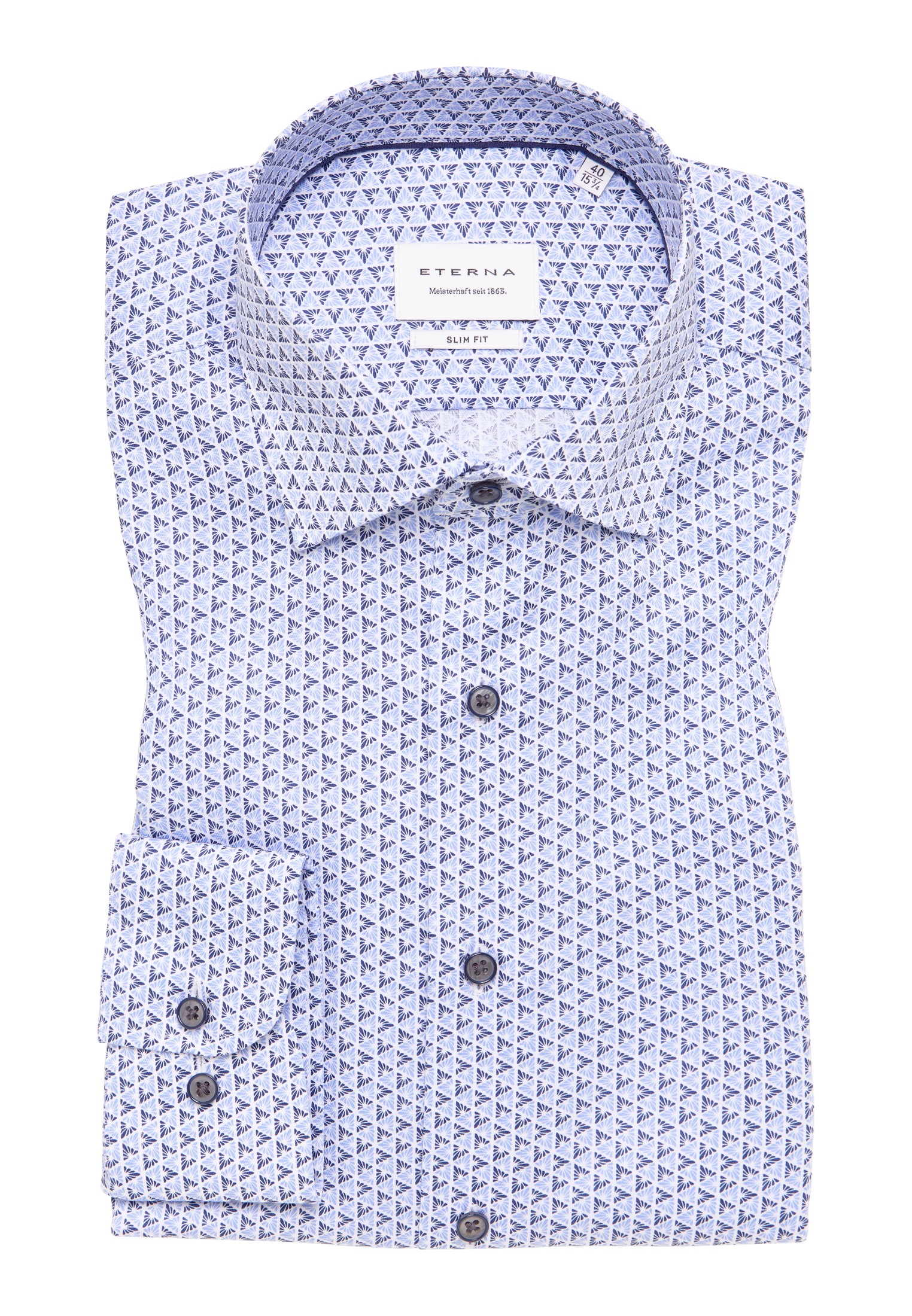 Eterna Langarmhemd »SLIM FIT«