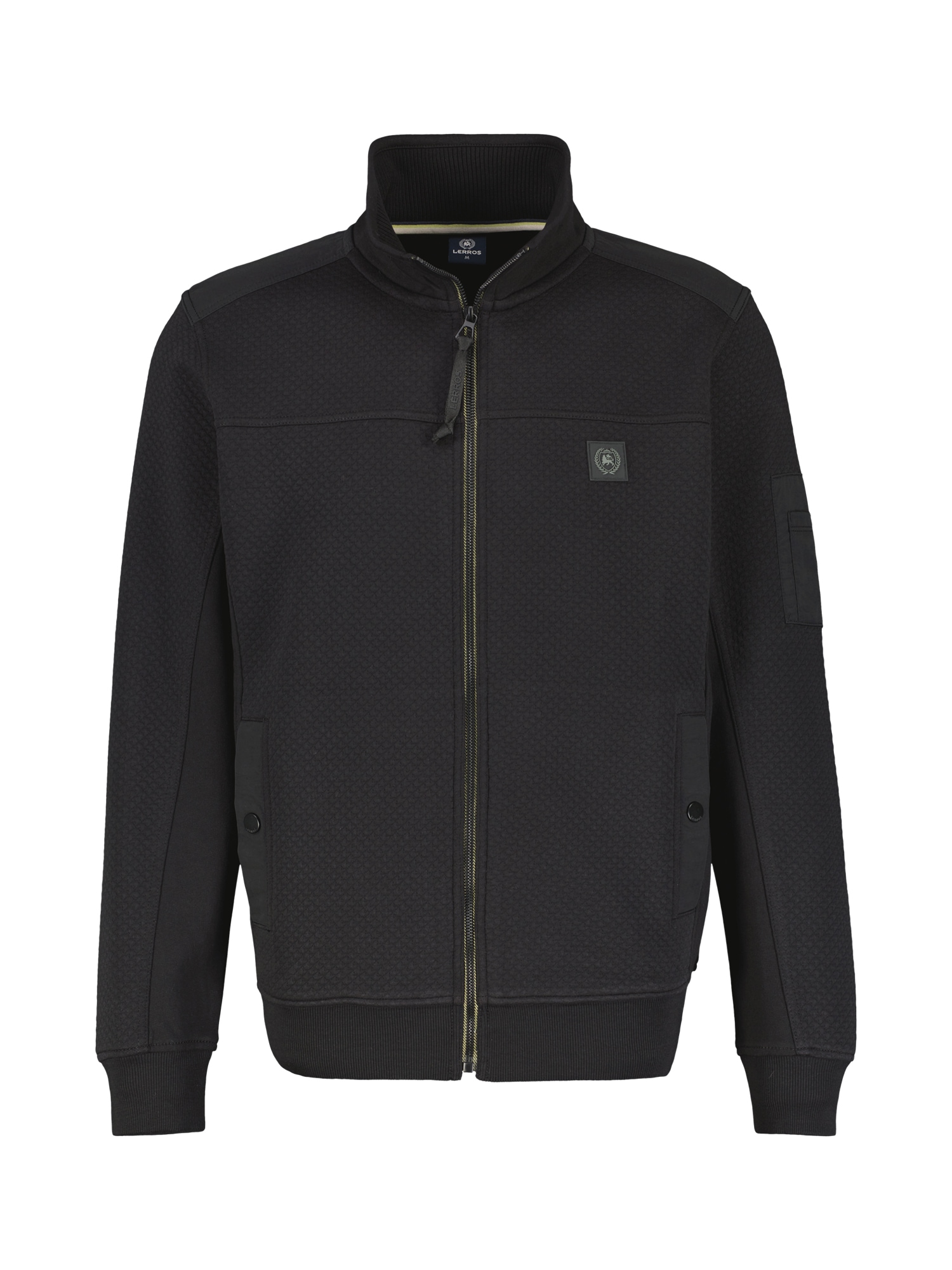 LERROS Sweatjacke »LERROS Sweatjacke mit hohem Kragen«