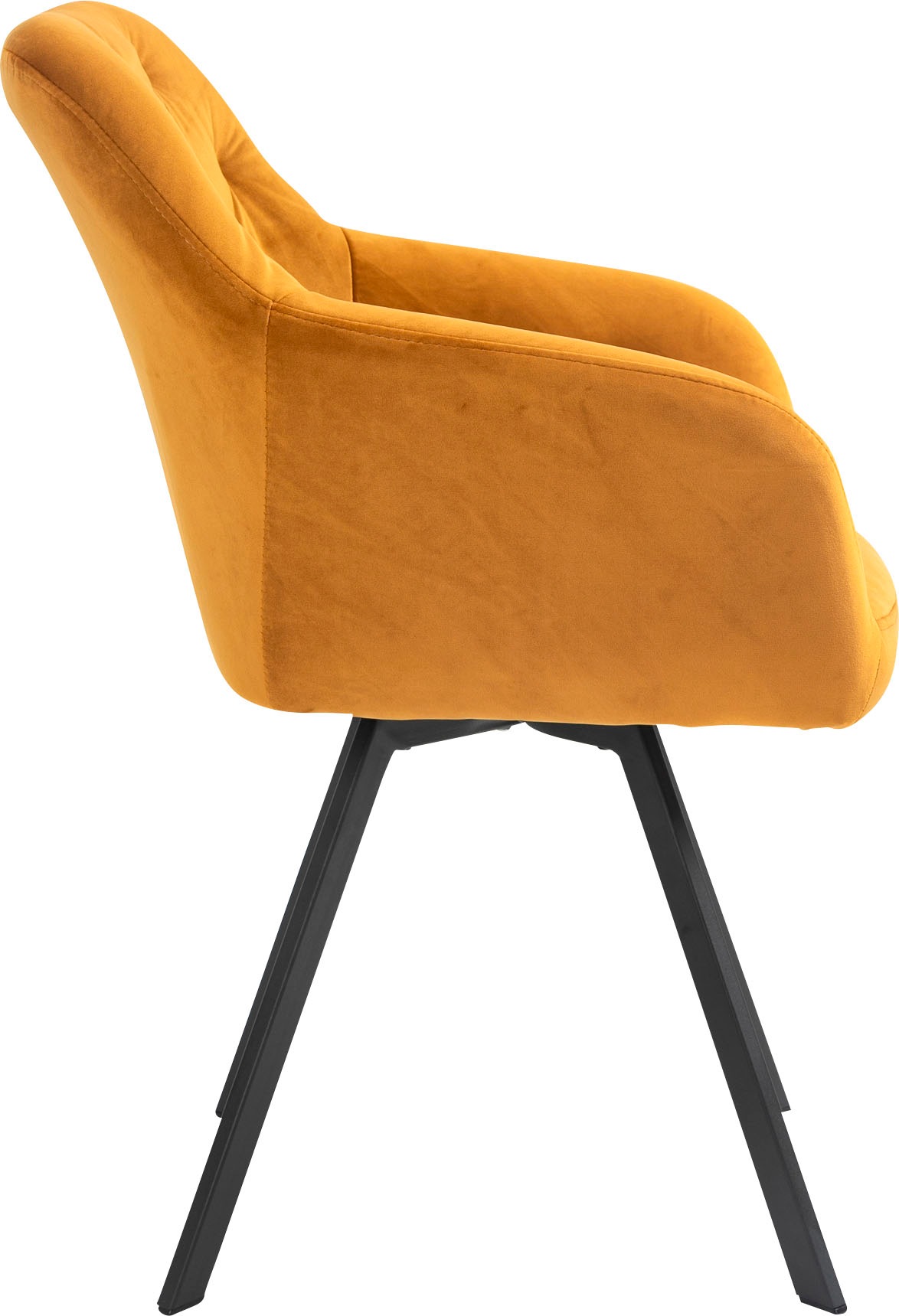 SalesFever Armlehnstuhl, 1 St., Samt, 360° Drehplatte unter der Sitzfläche  online kaufen | Stühle