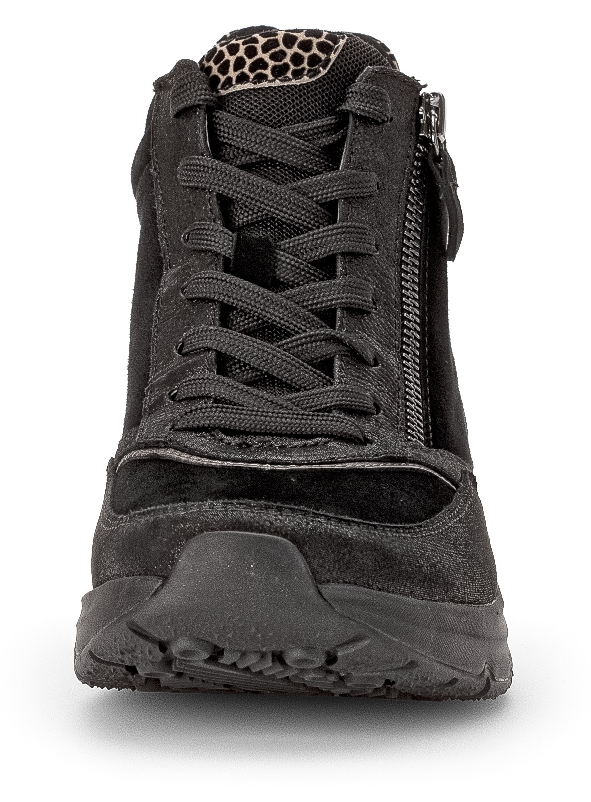 Gabor Rollingsoft Keilsneaker, Freizeitschuh, Schnürschuh, Schnürboots mit herausnehmbarem Fußbett