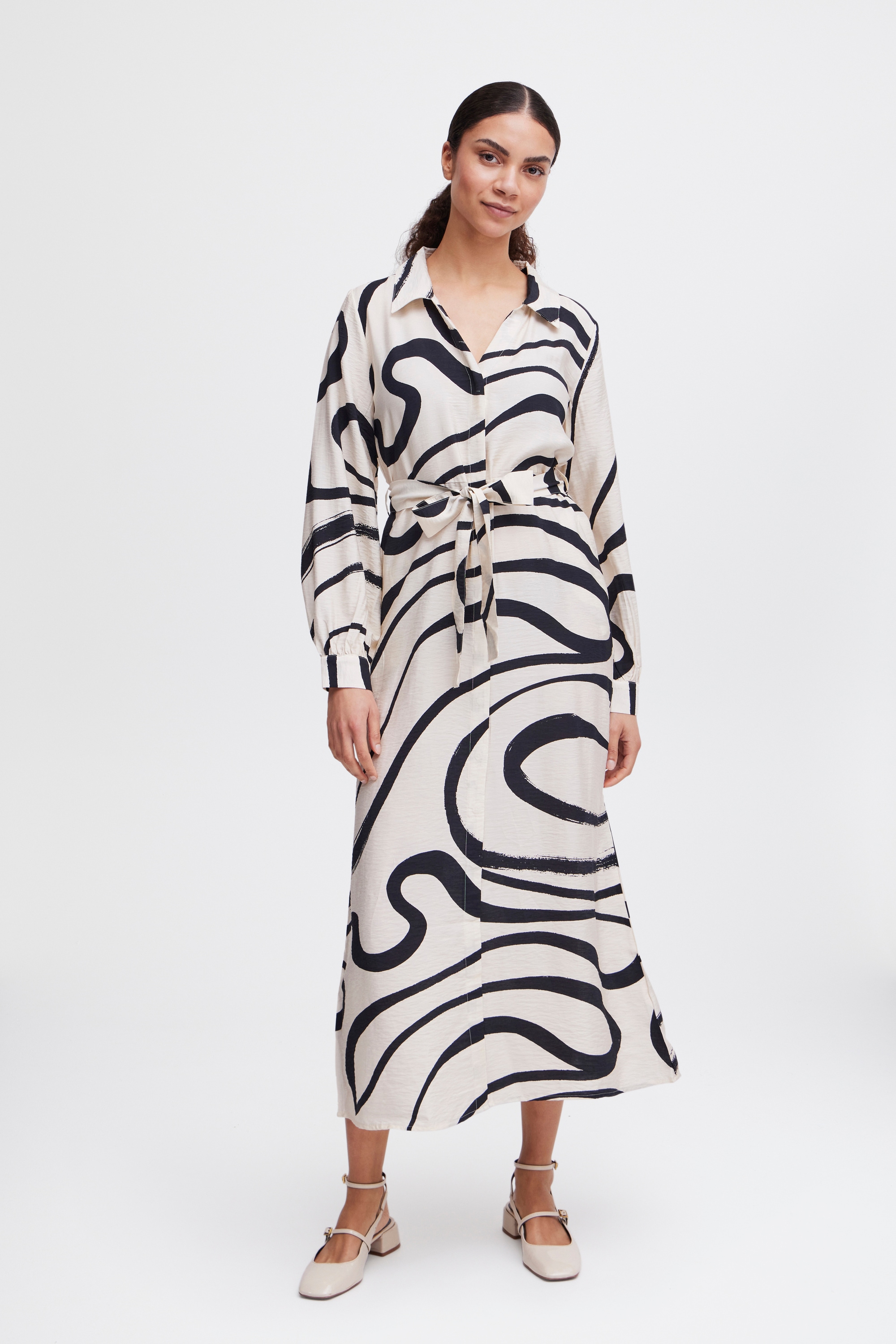 b.young Midikleid »Kleid BYIBINE«