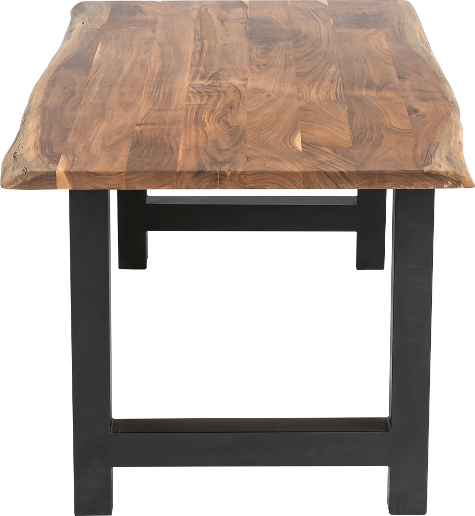 SalesFever Essgruppe »Elegante Essgruppe für stilvolles Speisen« Set, 5 Stk. tlg. 5-teiliges Massivholz-Set, geölt und doppelt gewachst