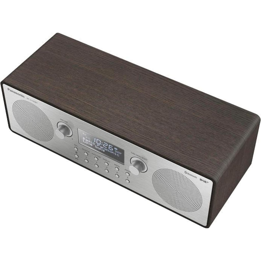 Panasonic Radio »RF-D100BTEGT«, (Bluetooth Digitalradio (DAB+)-FM-Tuner mit RDS 10 W)