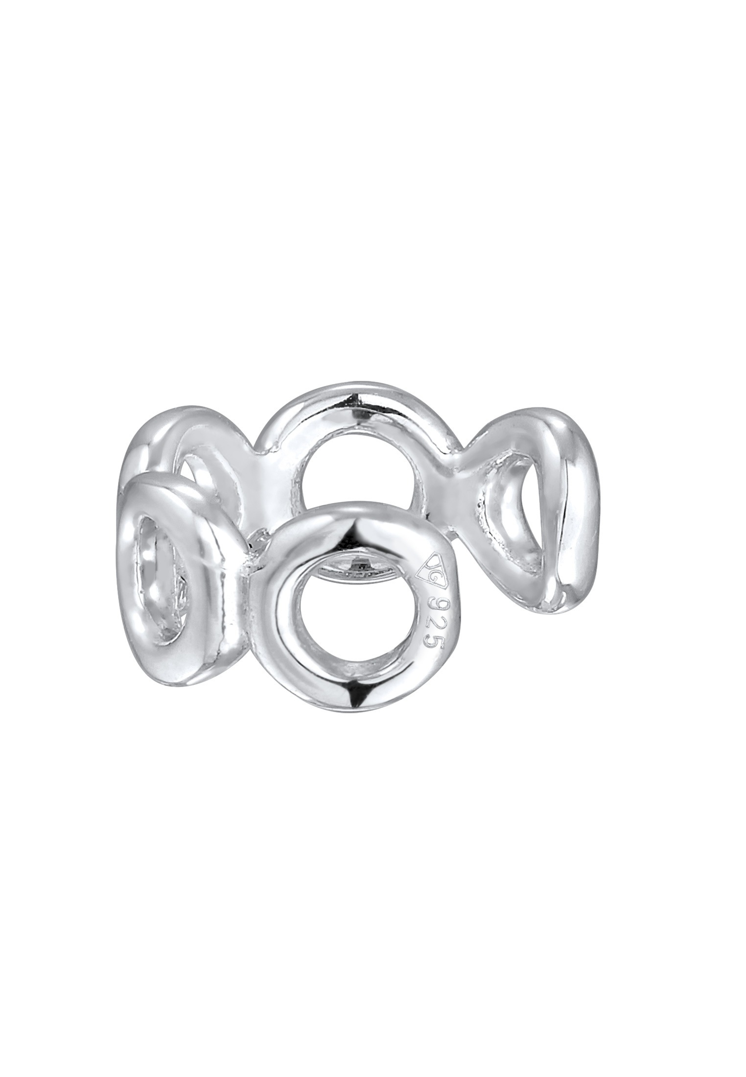 Elli Ohrklemme »Ohrringe Single Ear cuff Ohr Klemme Kreis Look 925 Silber«