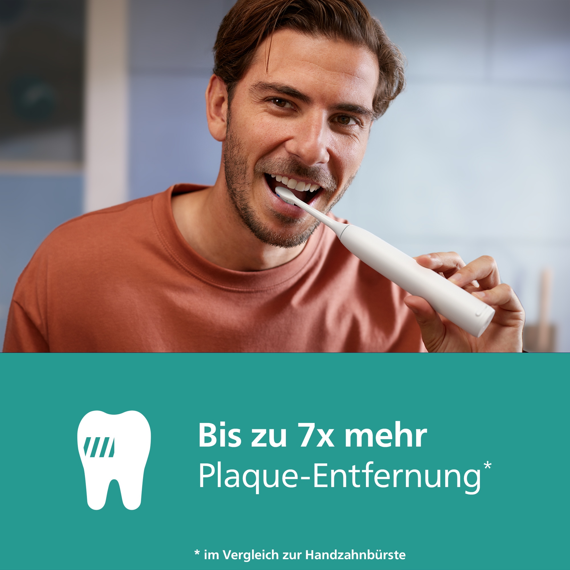 Philips Sonicare Elektrische Zahnbürste »Series 5300 HX7108/01«, 1 St. Aufsteckbürsten, mit Andruckkontrolle, 2 Intensitätsstufen, inkl. Ladegerät