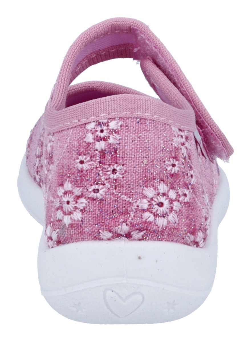 Richter Hausschuh »Mia«  Klettschuh, Kindergartenschuh, mit Label, Größenschablone zum Download