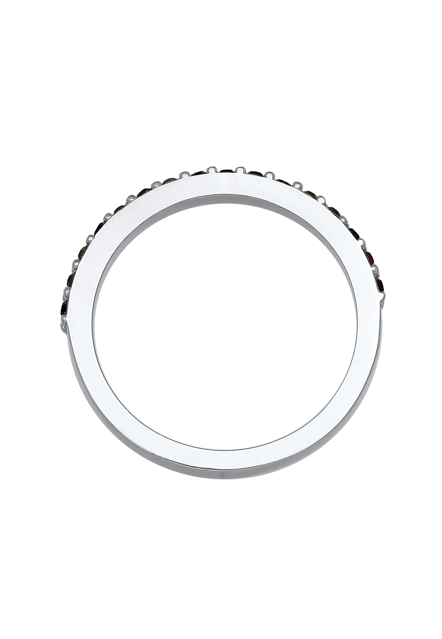 Elli Silberring »Ring Bandring Memoire Kristalle 925 Silber«