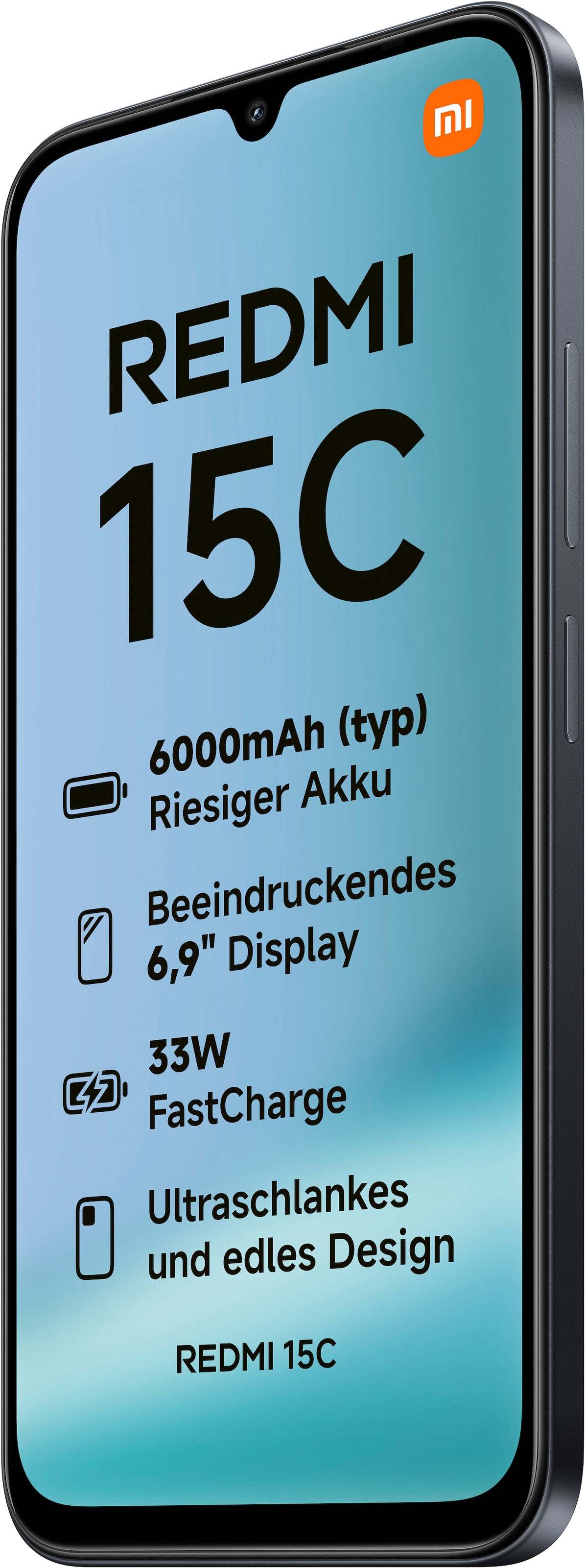 Xiaomi Smartphone »Redmi 15C 4+128GB« Midnight Black