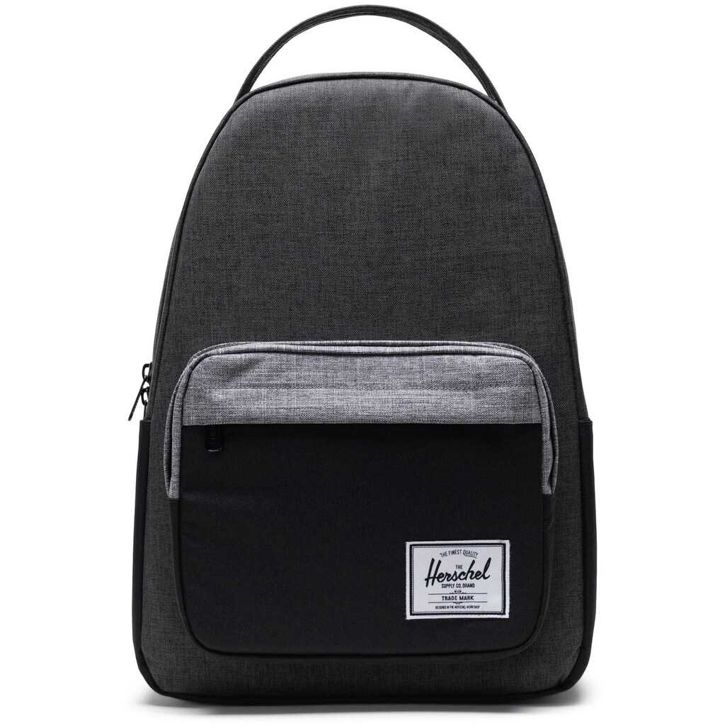 Herschel Laptoprucksack »Classic, Miller, Black Crosshatch/Black/Raven Crosshatch«, mit 15-Zoll Laptopfach