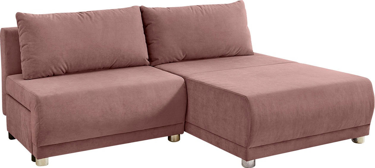 Jockenhöfer Gruppe Ecksofa, mit Bettfunktion und Bettkasten, Ottomane rechts oder links montierbar