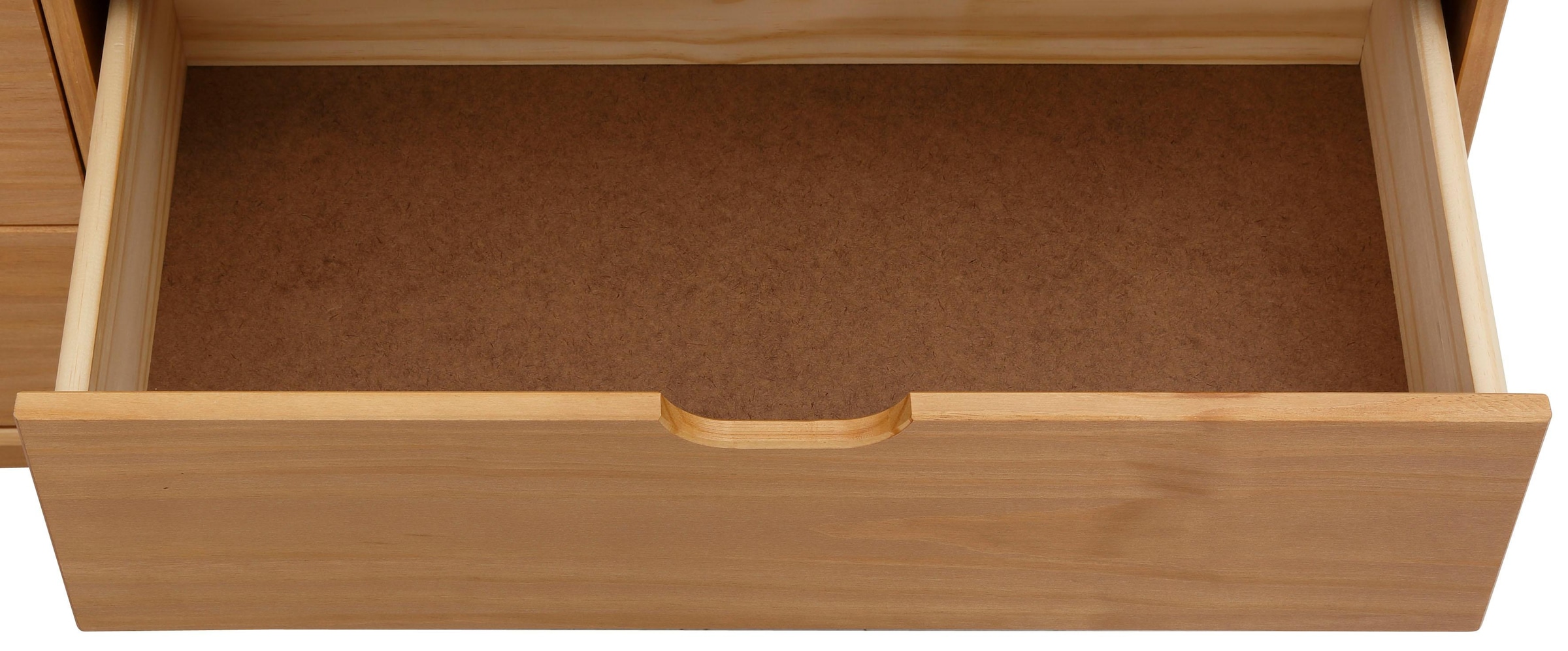 OTTO home Kommode »Post« massives Kiefernholz, mit vielen Stauraummöglichkeiten, Breite 150 cm