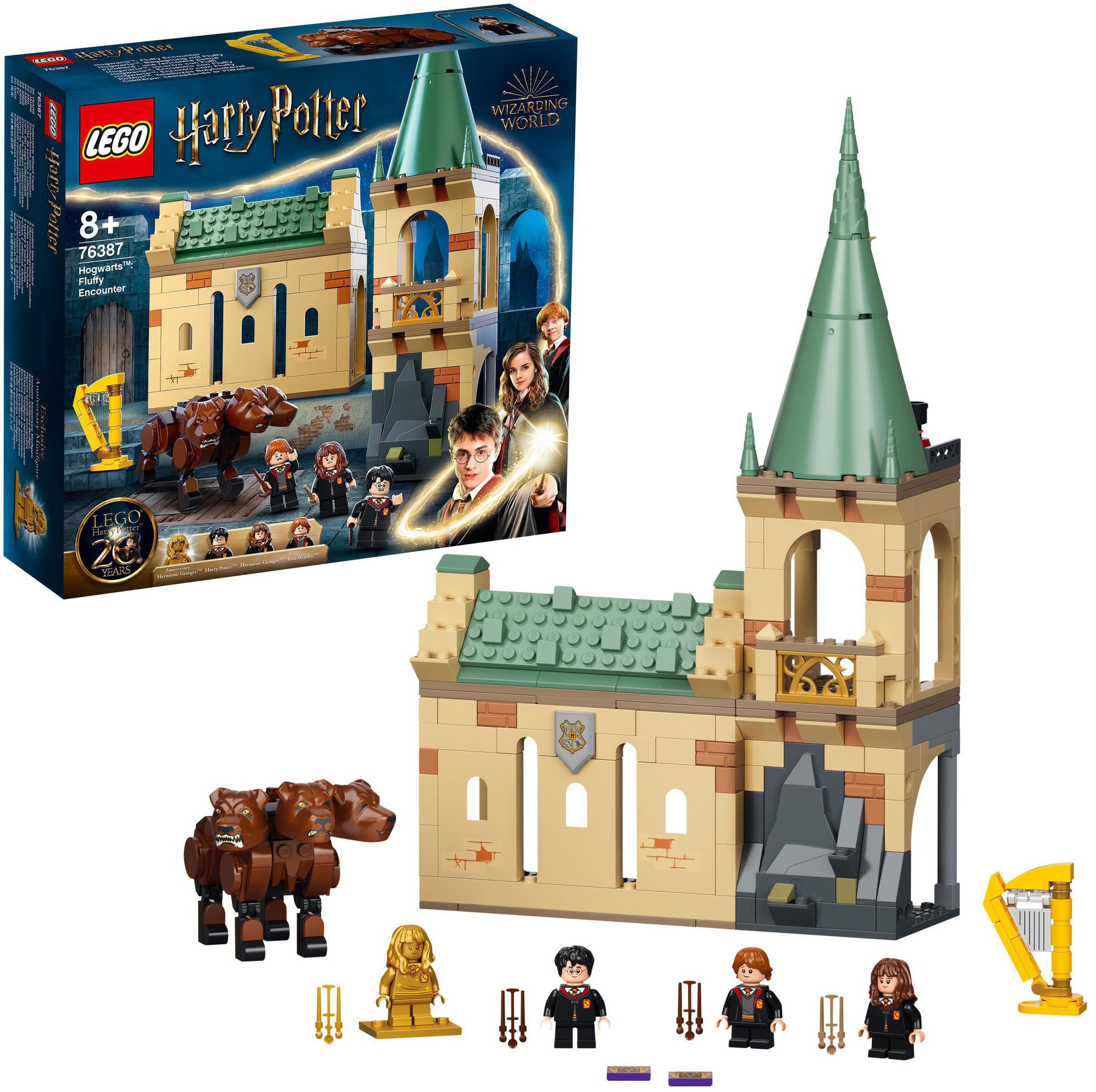 LEGO® Konstruktionsspielsteine »Hogwarts™: Begegnung mit Fluffy (76387), LEGO® Harry Potter™«, (397 St.), Made in Europe