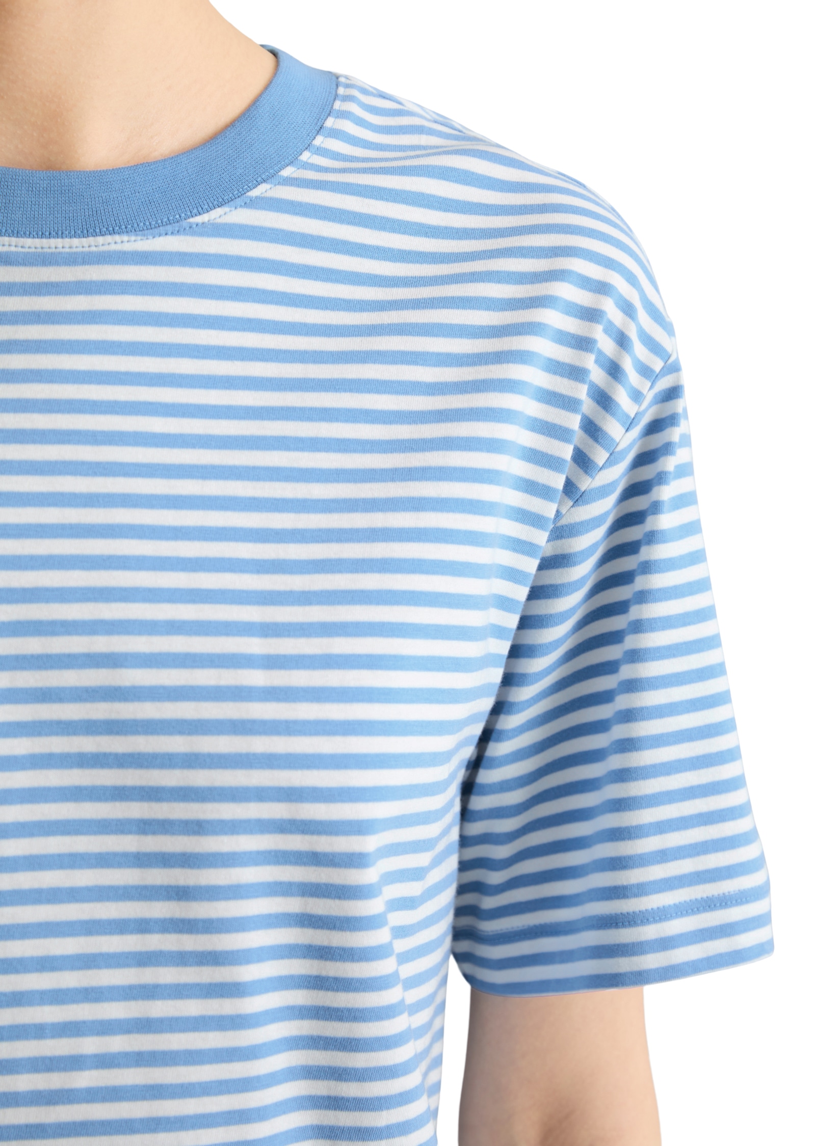Marc O'Polo DENIM T-Shirt Streifen-T-Shirt regular aus Organic Cotton
