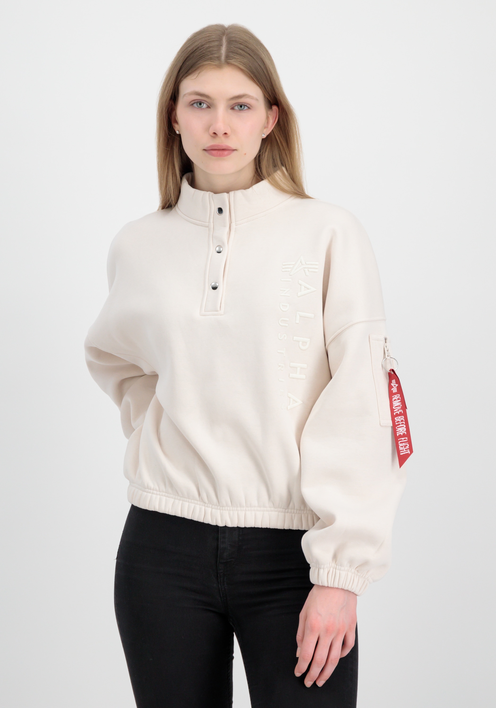 Alpha Industries Sweater »Alpha Industries Women - Sweatshirts EMB HC OS Sweater wmn«