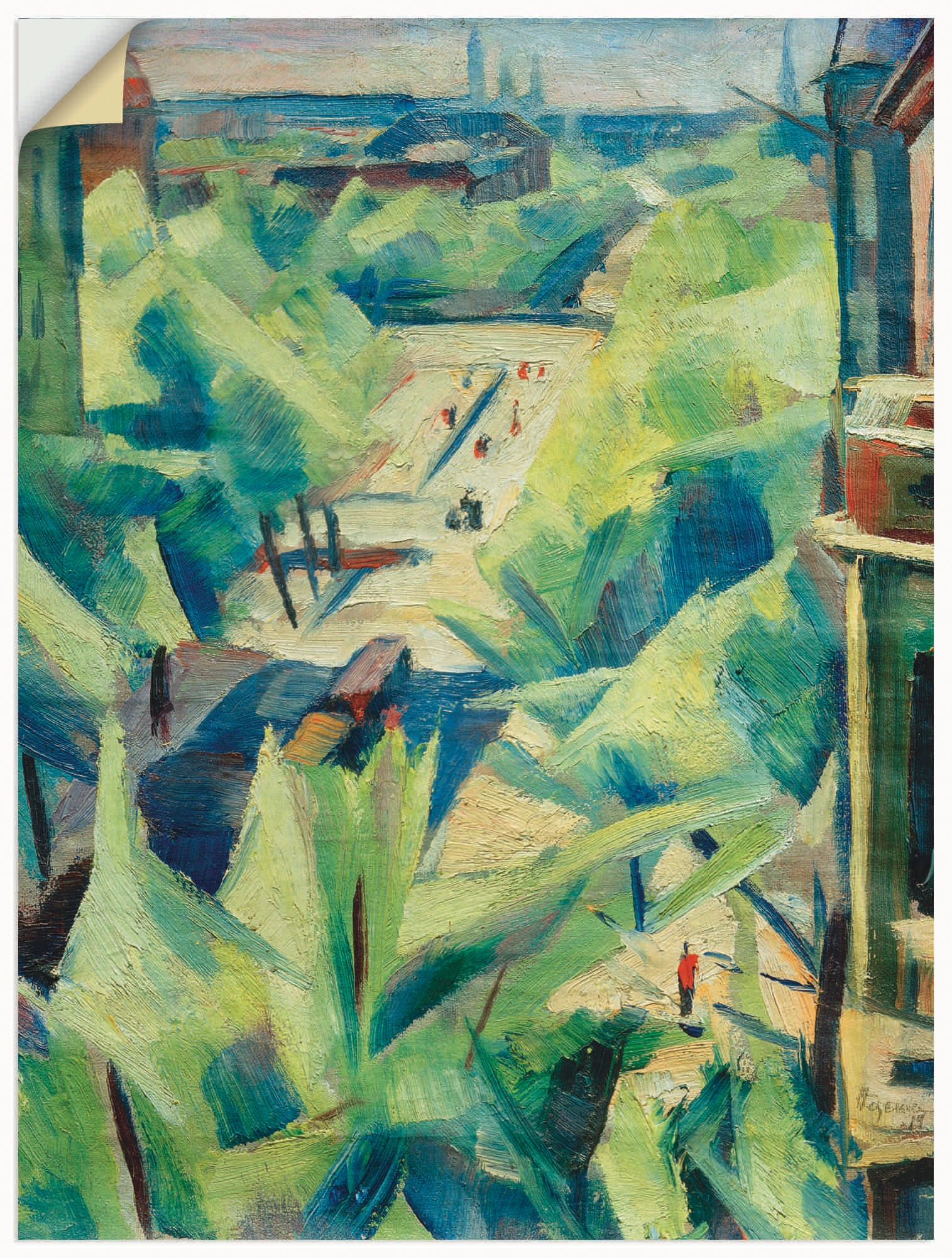 Artland Wandbild »Mundsburger Damm«, Muster, (1 St.), als Alubild,  Leinwandbild, Wandaufkleber oder Poster in versch. Größen bestellen bei OTTO