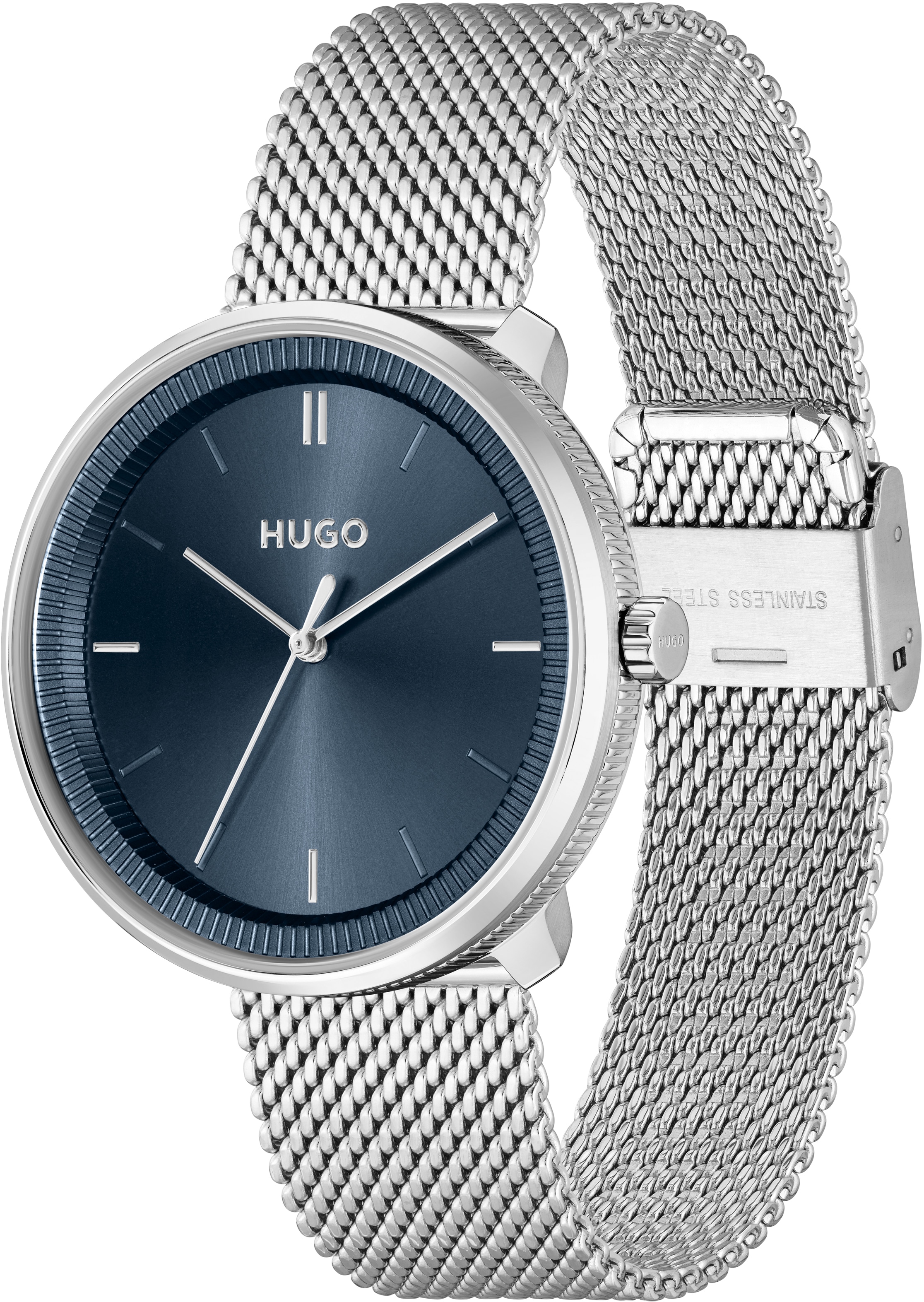 HUGO Quarzuhr »#FLUID, 1520025«, mit ideal auch Geschenk Uhr tlg., als OTTO bestellen bei Wechselband), (Set, 2 online