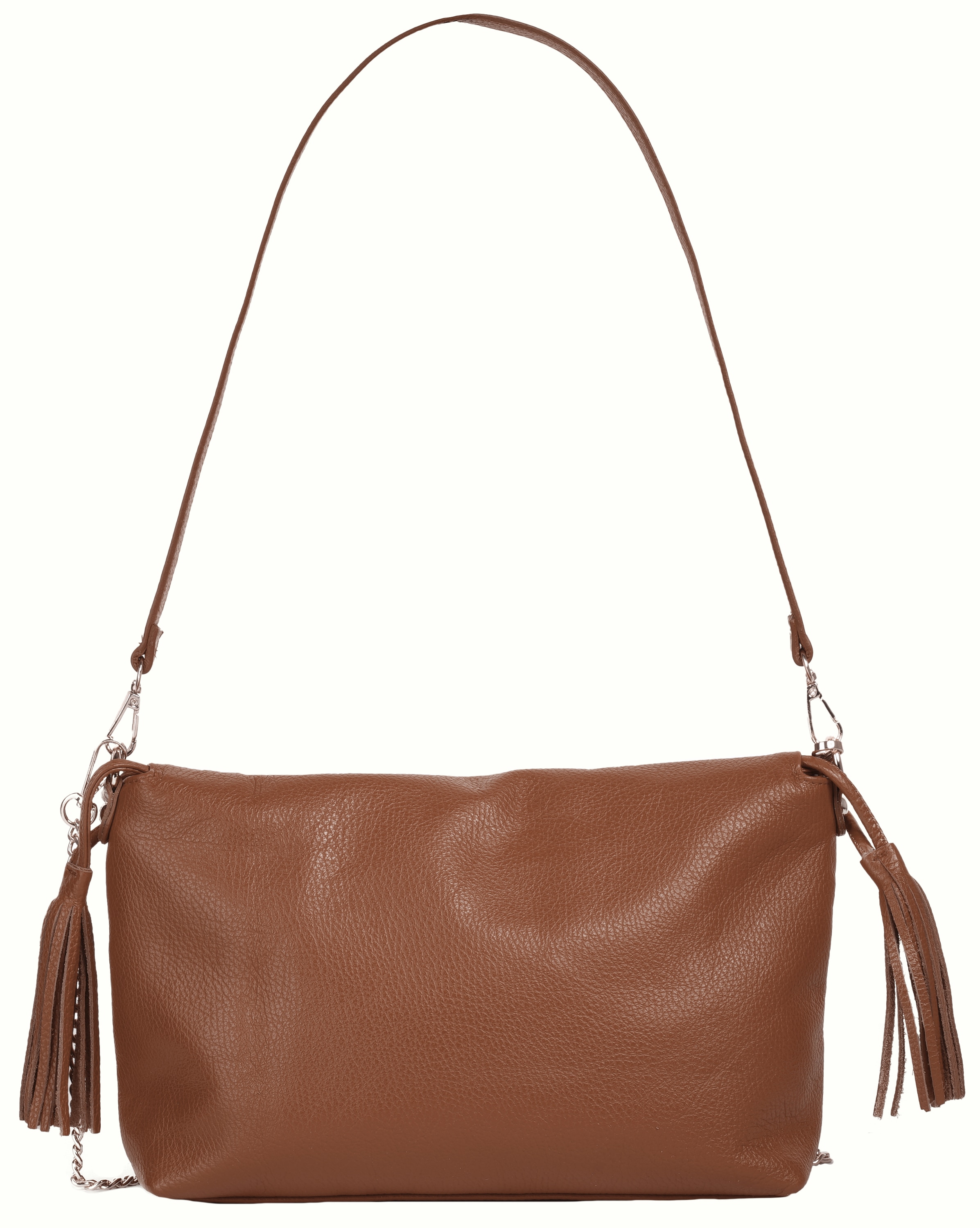 Samantha Look Umhängetasche echt Leder, Made in Italy