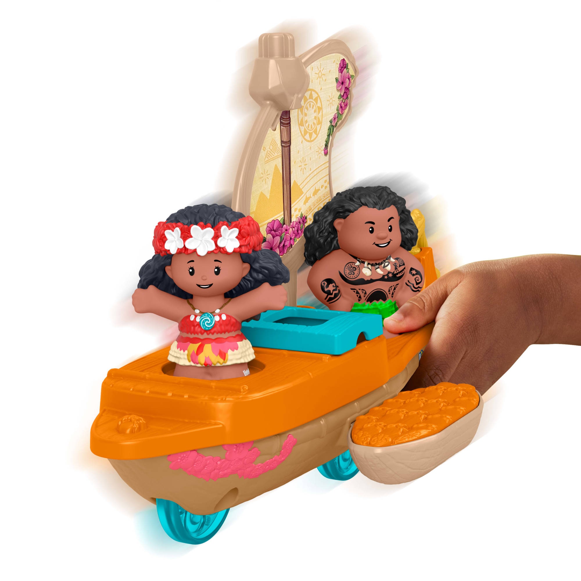 Fisher-Price® Spielzeug-Boot »Little People Vaiana und Mauis Kanu«