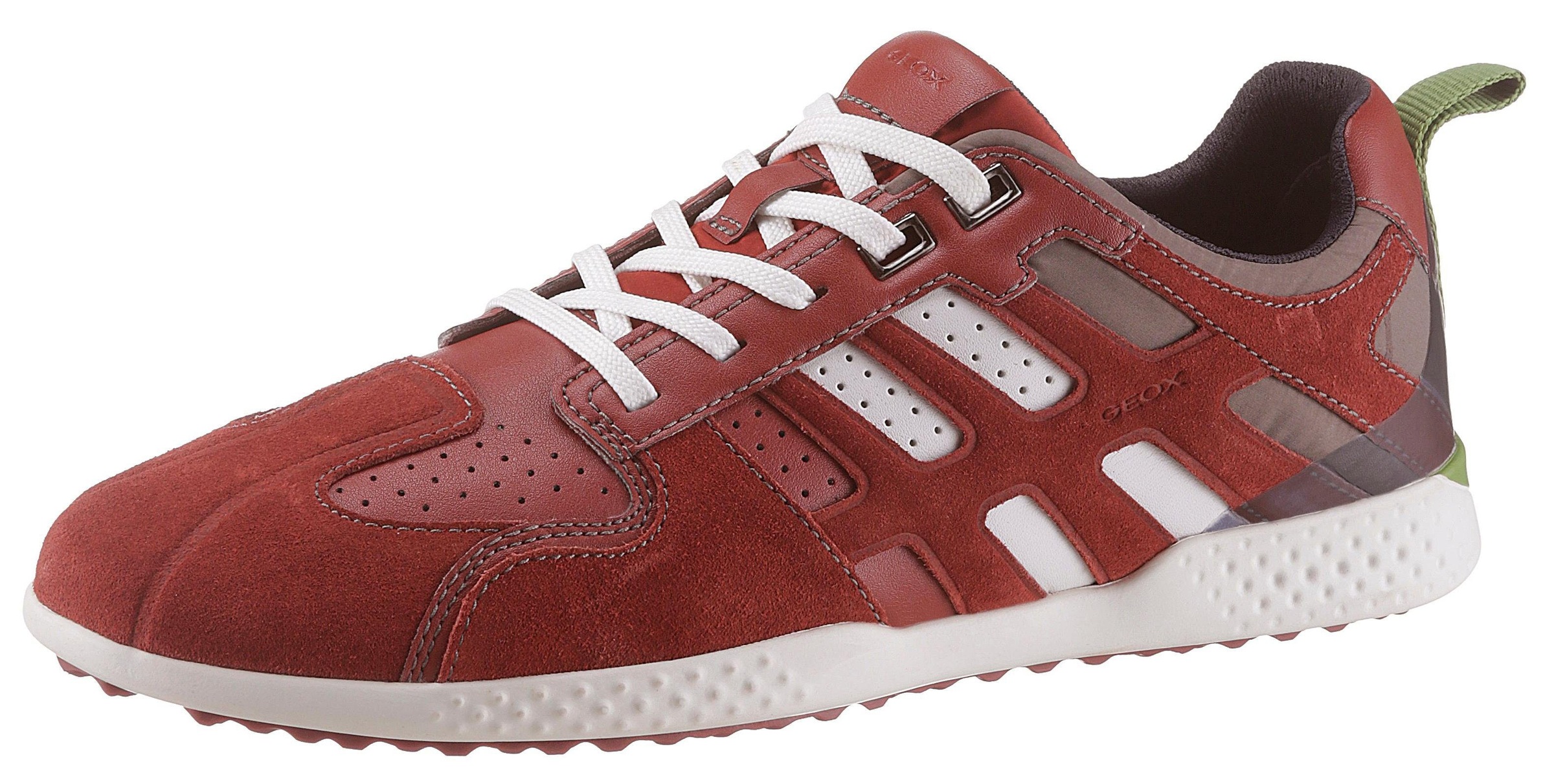 Geox Sneaker »Snake«, mit gepolsterter Lederinnensohle