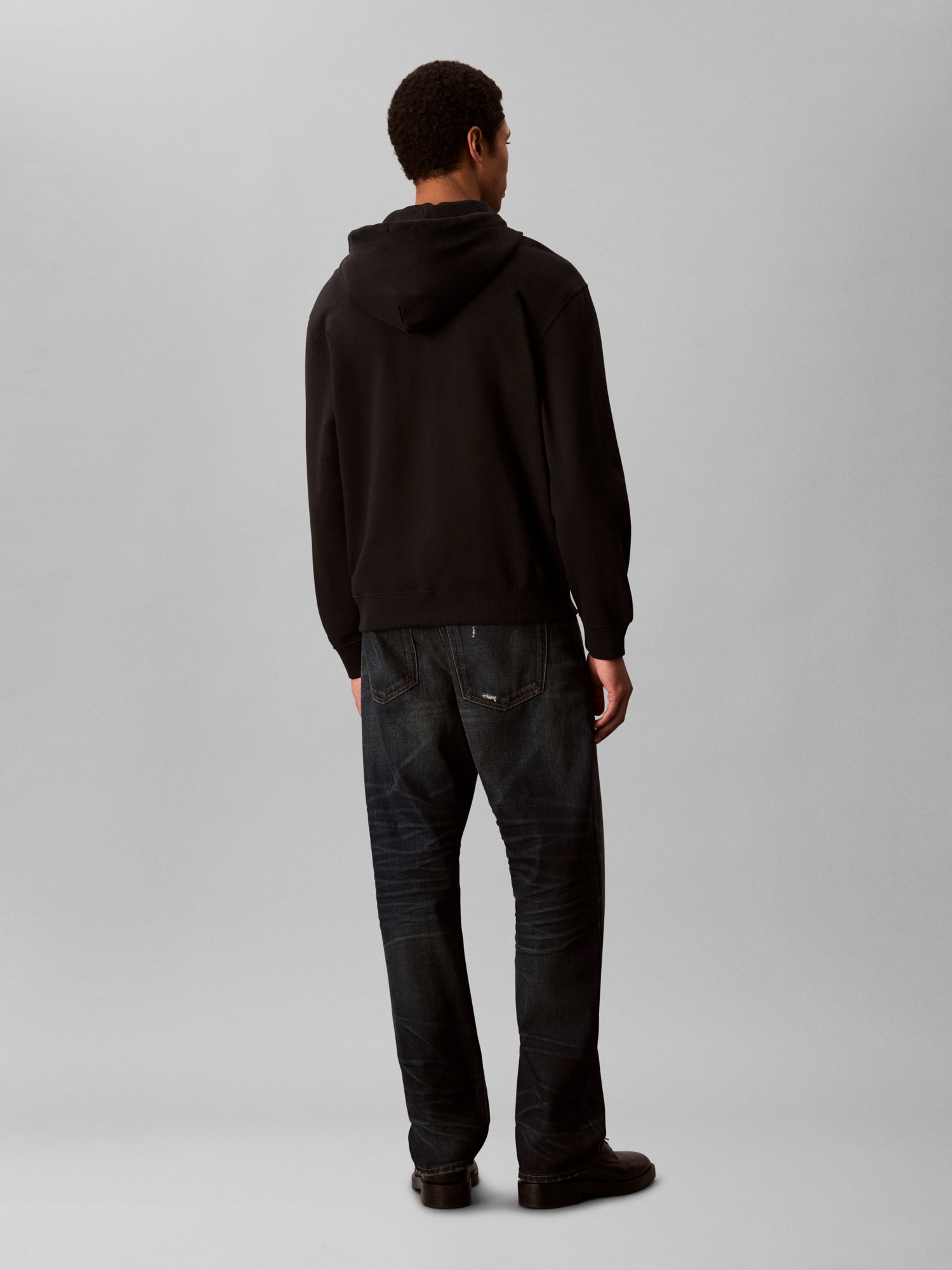 Calvin Klein Jeans Kapuzensweatshirt »LS EU 350TERRY MONOGRAM FZ HOODI«, Mit Rundhalsausschnitt, regular fit
