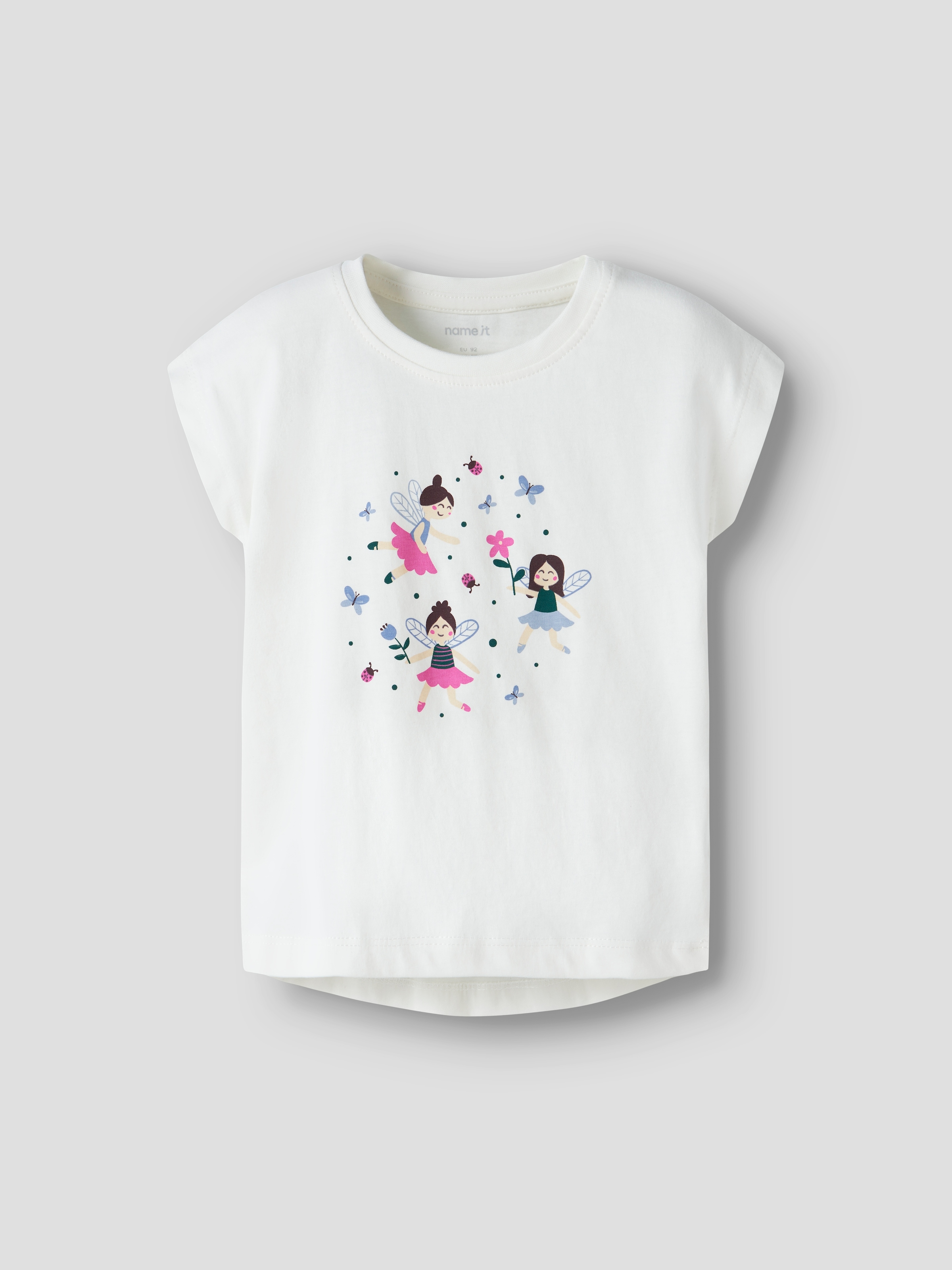 Name It T-Shirt »NMFVIGEA CAPSL TOP« Baumwolle, regular fit