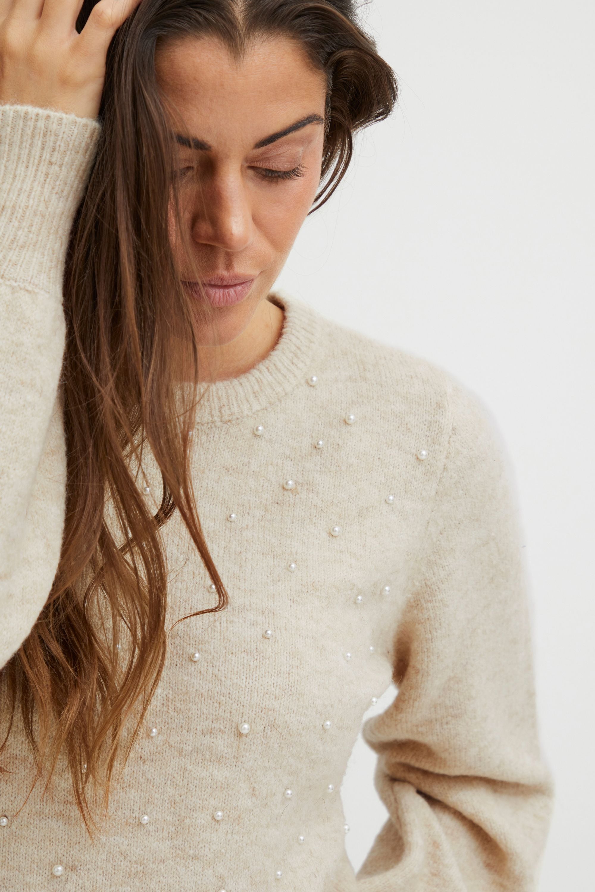 fransa Strickfleece-Pullover »Strickpullover FRSophy«