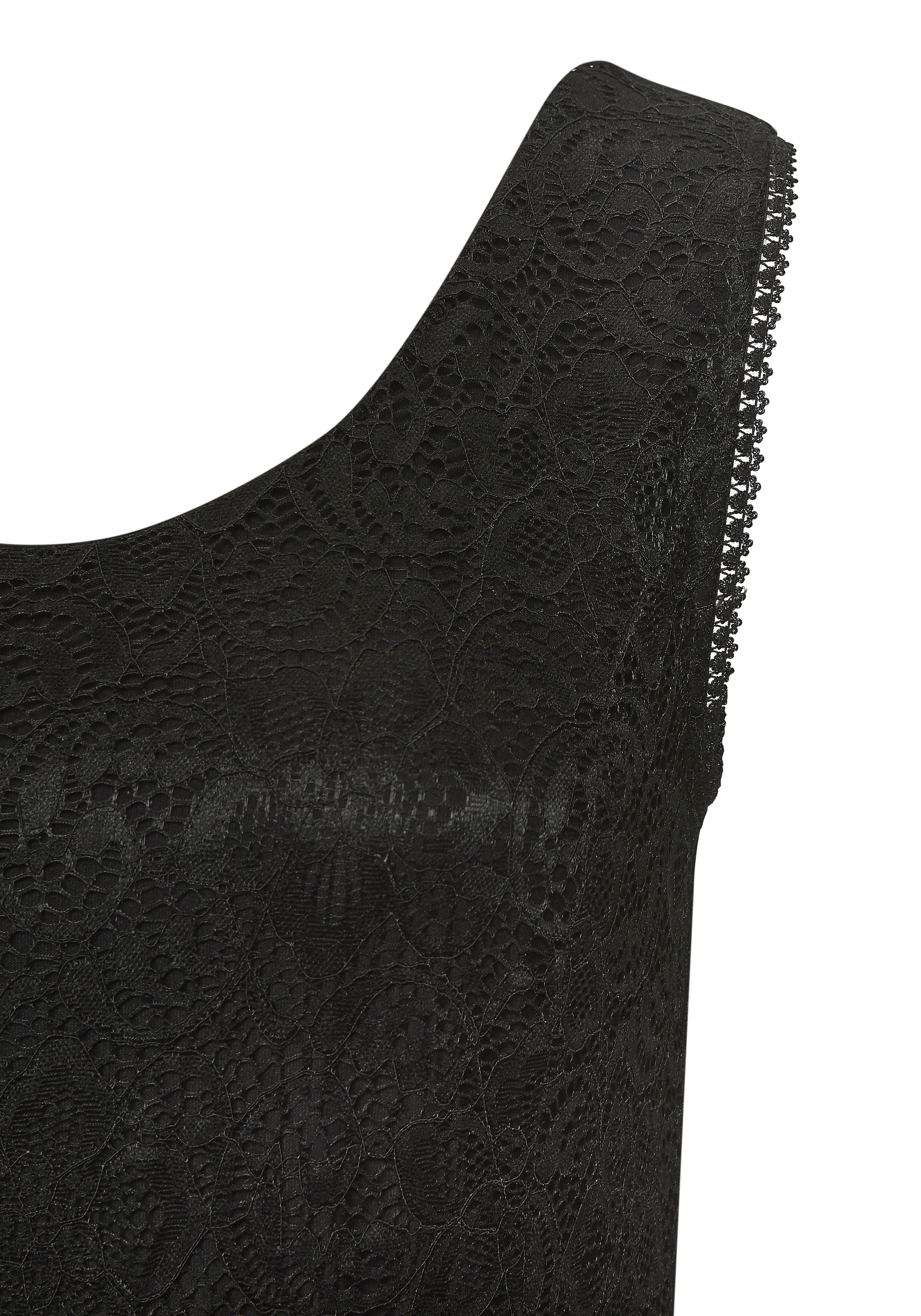 LASCANA Spitzenkleid, mit breiten Trägern, festlich
