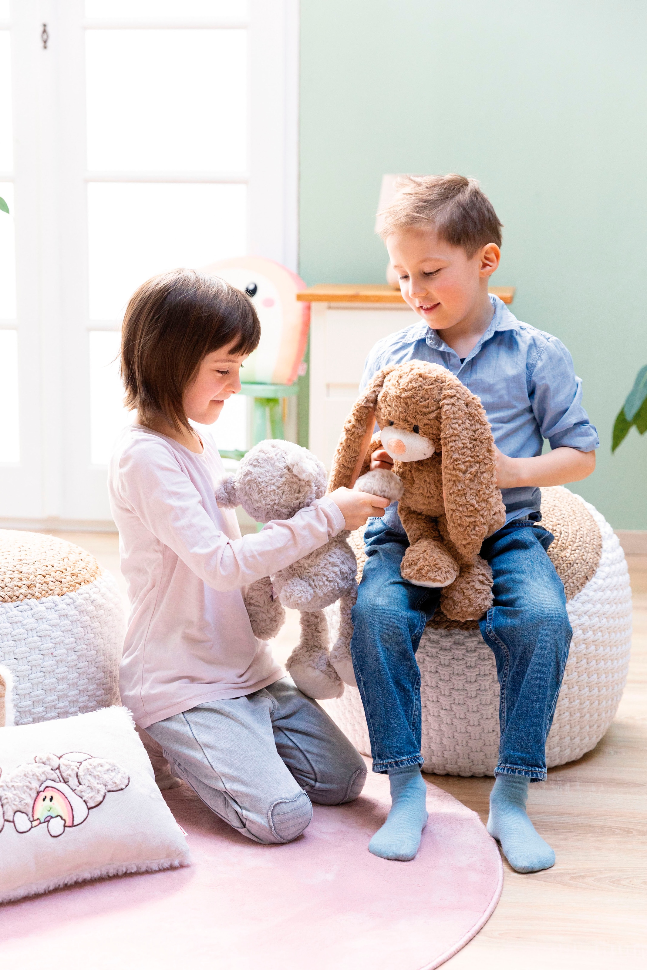 Nici Kuscheltier »Classic Bear, Bär Finni, 35 cm schlenkernd«, schlenkernd; enthält recyceltes Material