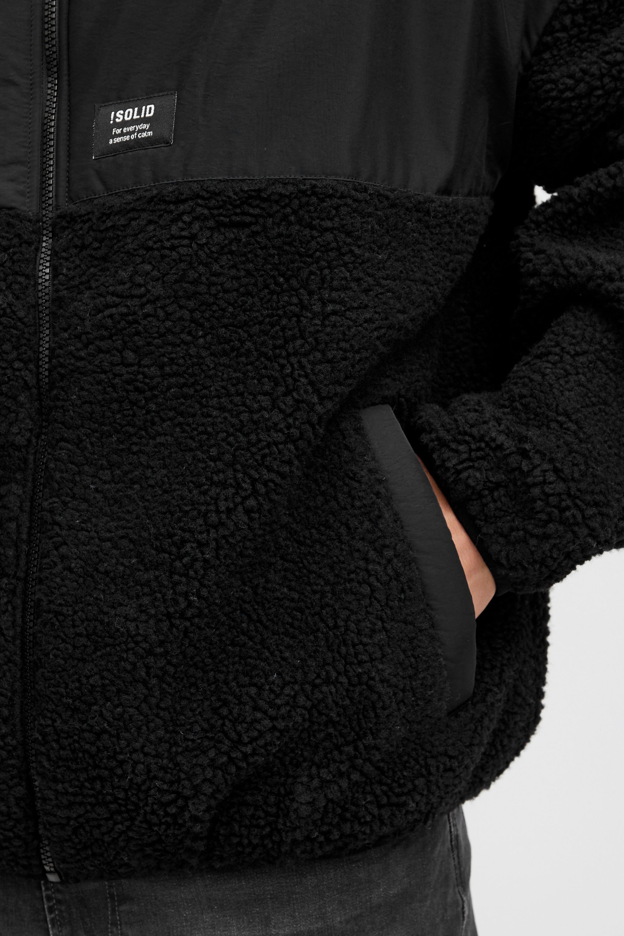 !Solid Fellimitatjacke »Fellimitatjacke SDMark«