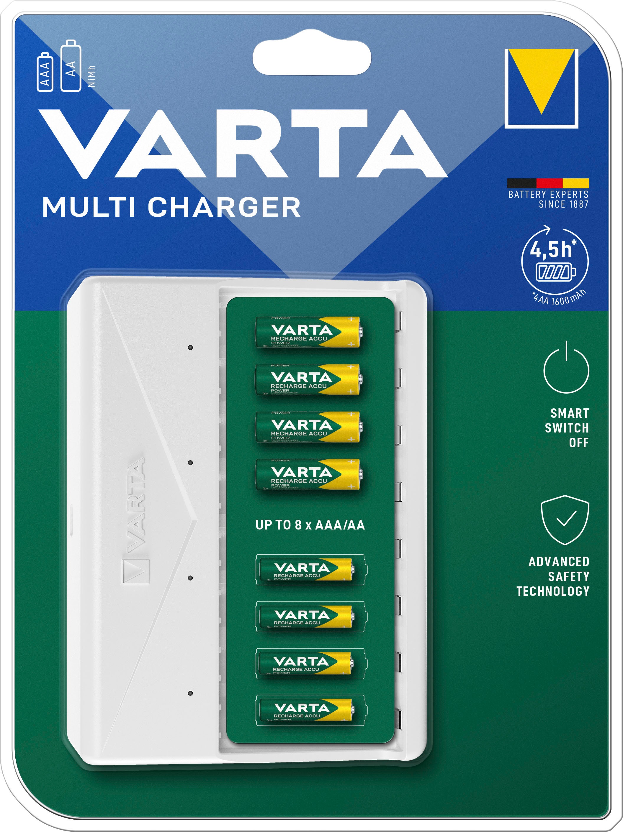 VARTA Batterie-Ladegerät »Multi Charger«, (1 St.)