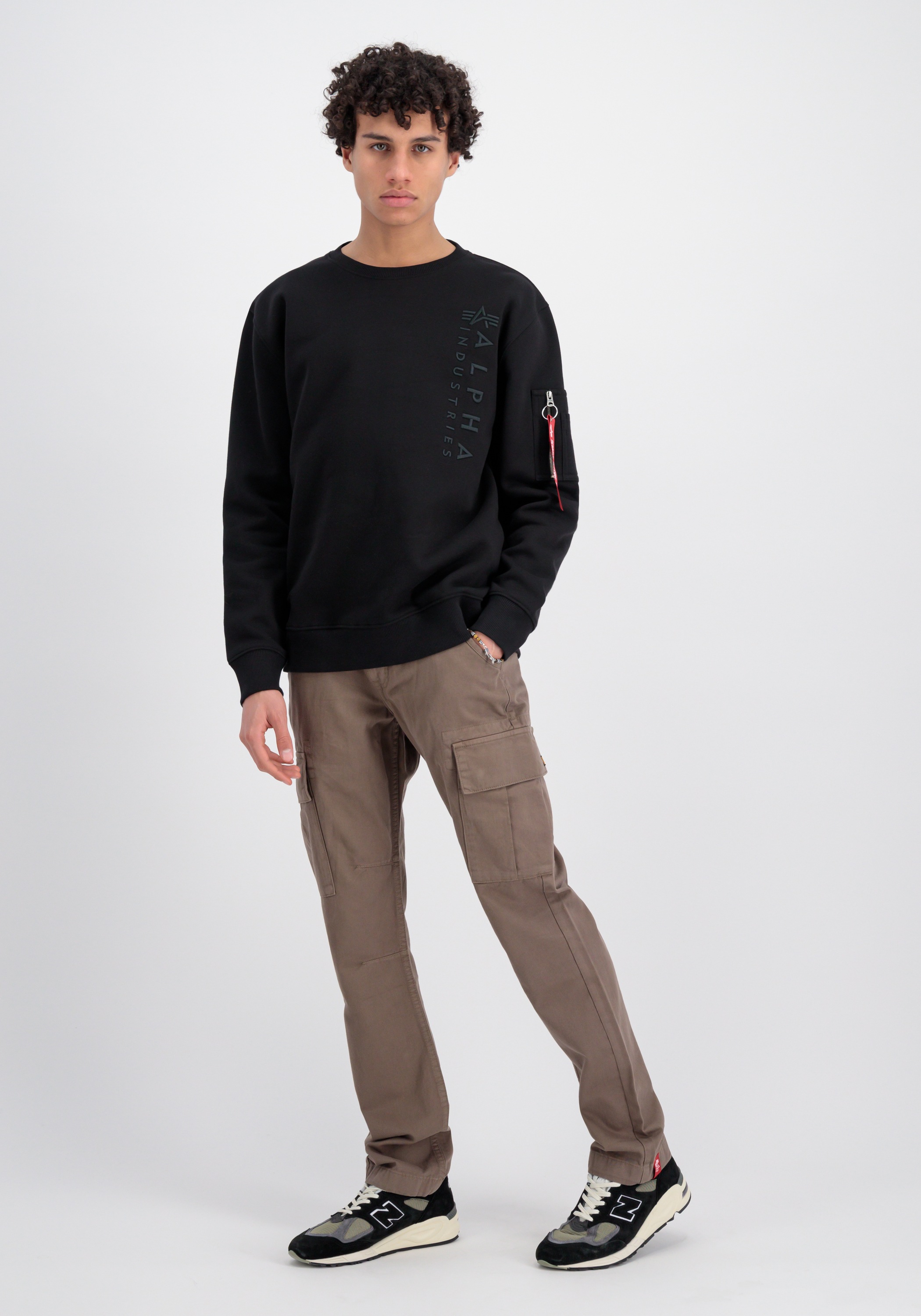 Alpha Industries Sweater »Alpha Industries Men - Sweatshirts Embroidery Sweater«