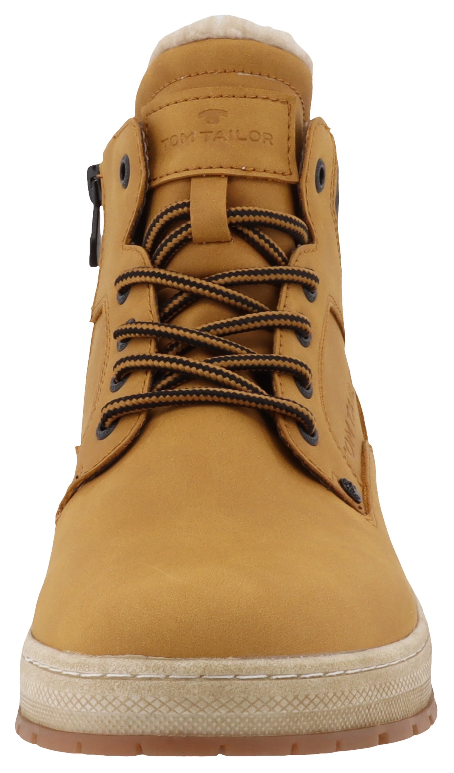 TOM TAILOR Winterboots, Plateau, Schnürboots, High Top-Sneaker mit Innenreißverschluss