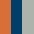 Warpedprint/Vibrantorange/Tarpsblue