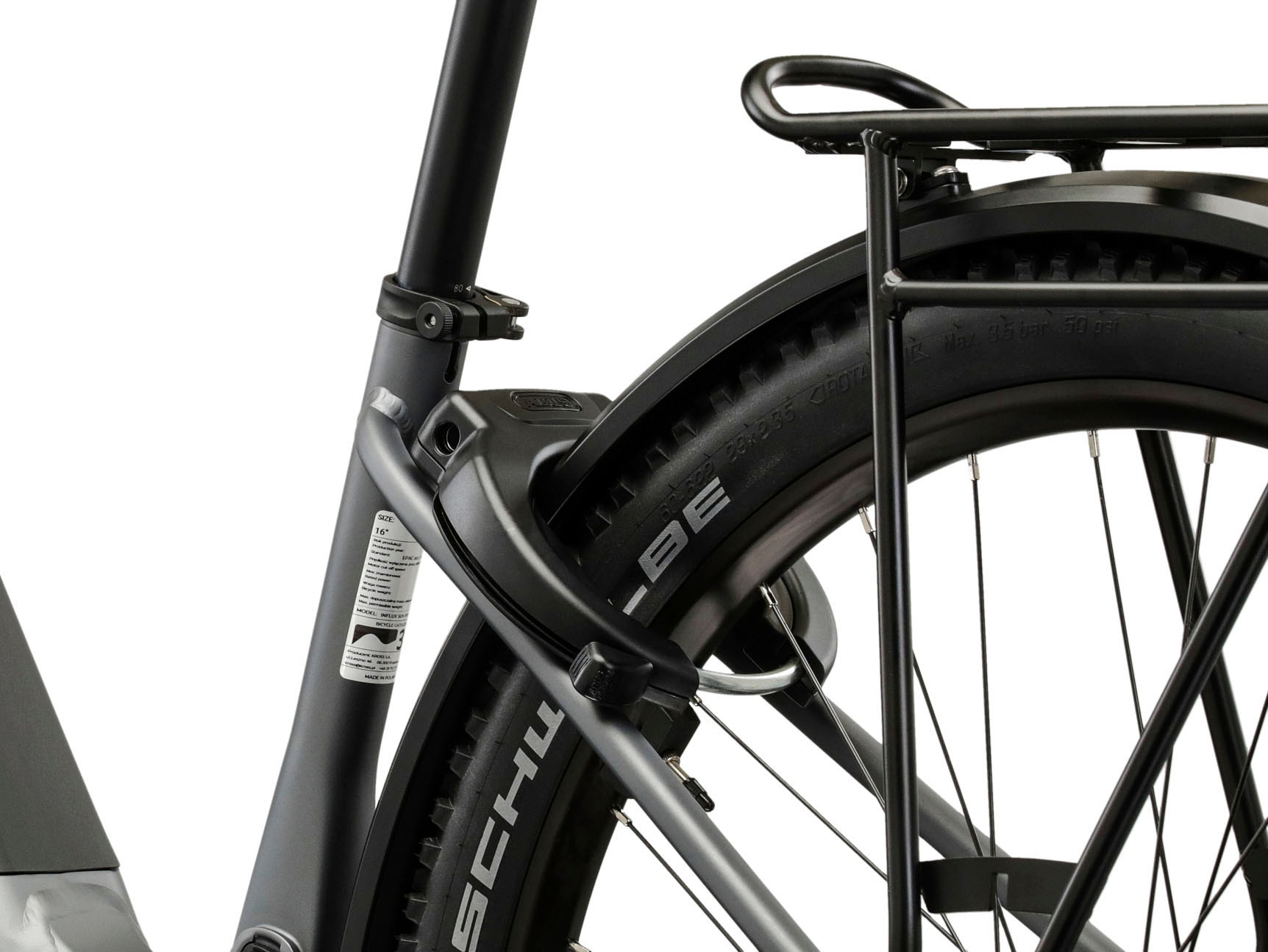 Kross »Influx Hybrid SUV 2.0 16,7Ah / 600 Wh 29 Zoll grau 9 Gänge 2026« 9 Gang Shimano CUES U4000 Schaltwerk Kettenschaltung Mittelmotor 250 W