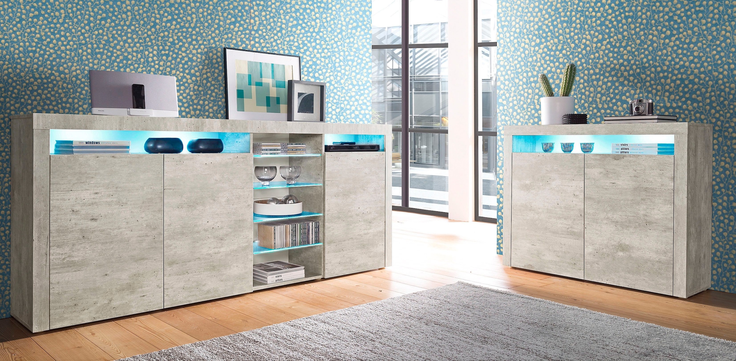 borchardt Möbel Breite cm im bestellen OTTO »Santa Shop Highboard Online Fe«, 107