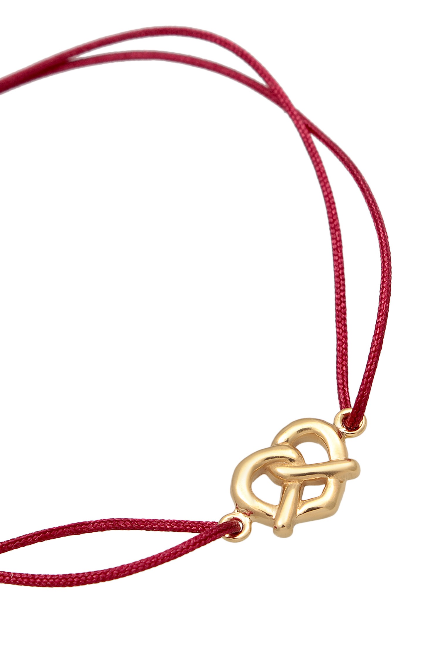 Elli Armkette »Armband Brezel Traditionell Tracht Nylon 925 Silber«