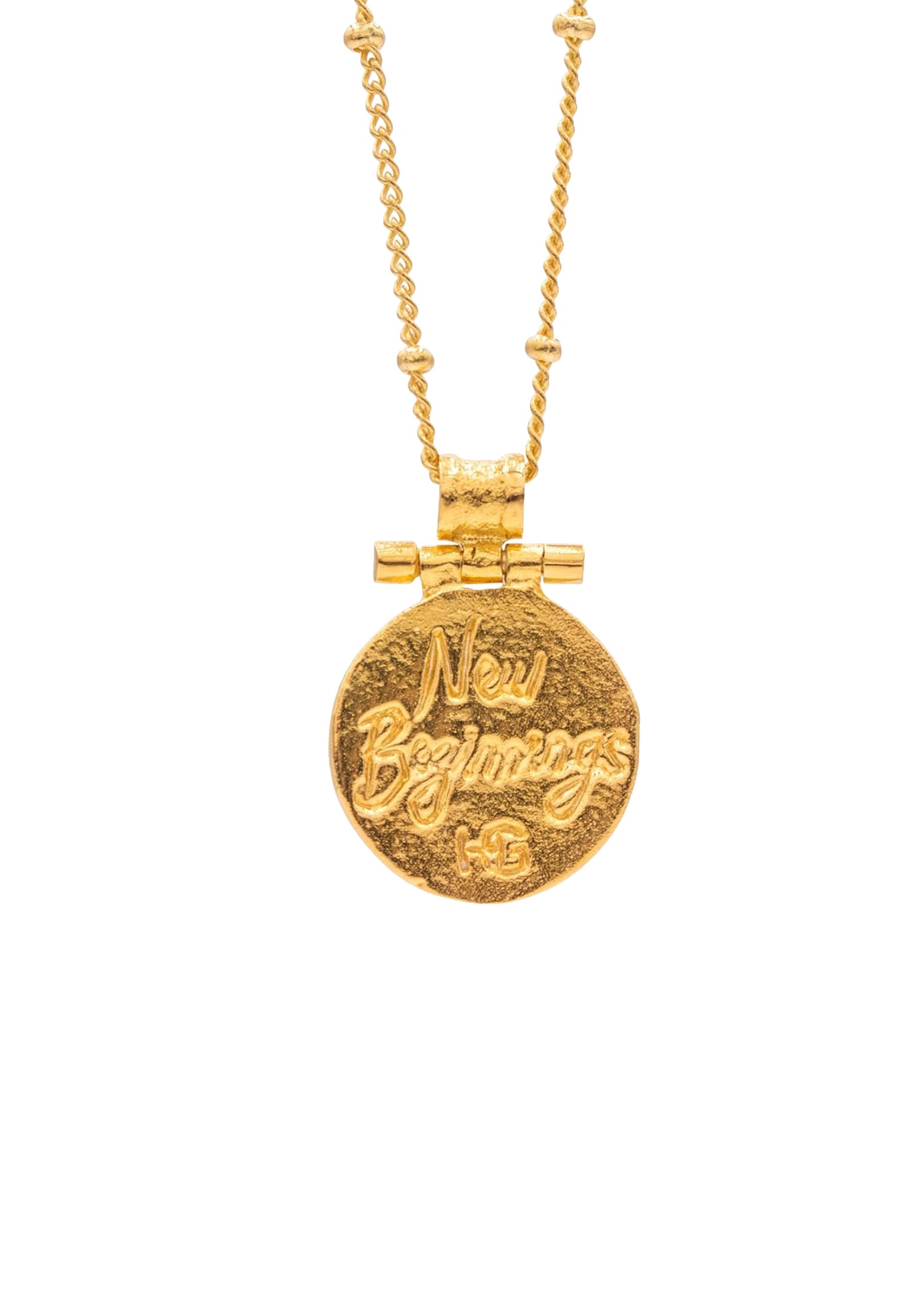 HAZE & GLORY Kette mit Anhänger »Halskette Glückskäfer - Scarab 925 Silber«