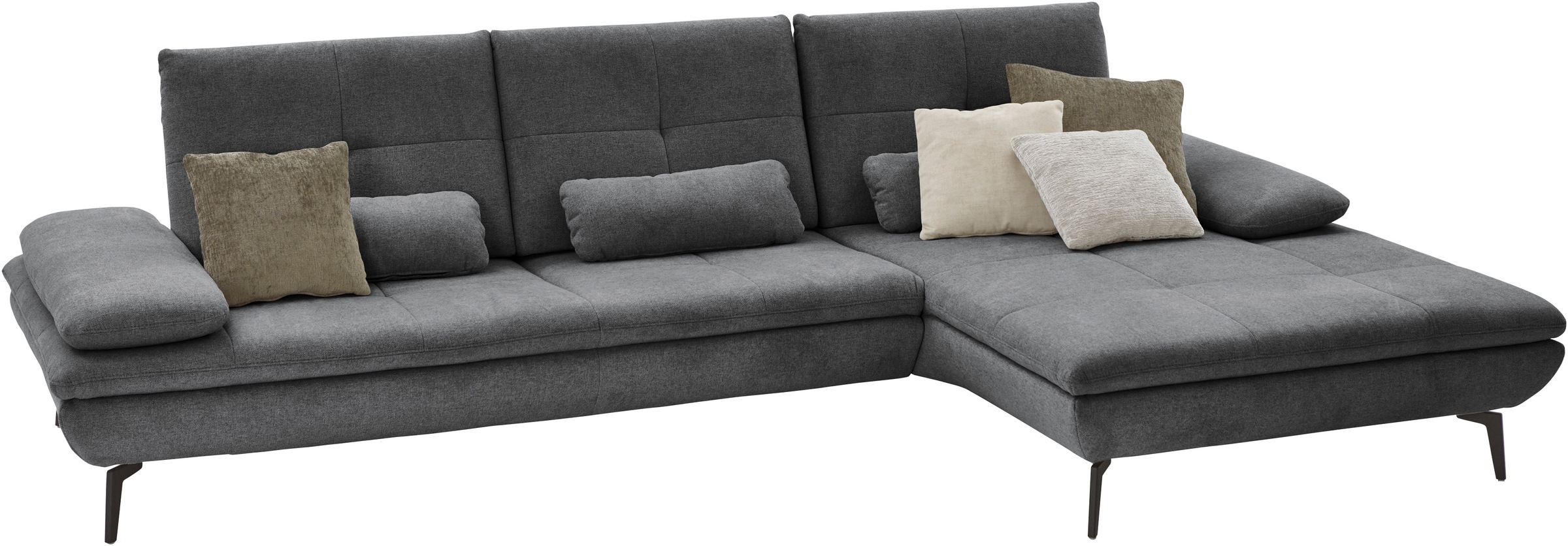 Die PlanBar Ecksofa »MP-IN23002 L-Form«, (2 St.), wahlweise mit Armteil- und Sitztiefenverstellung