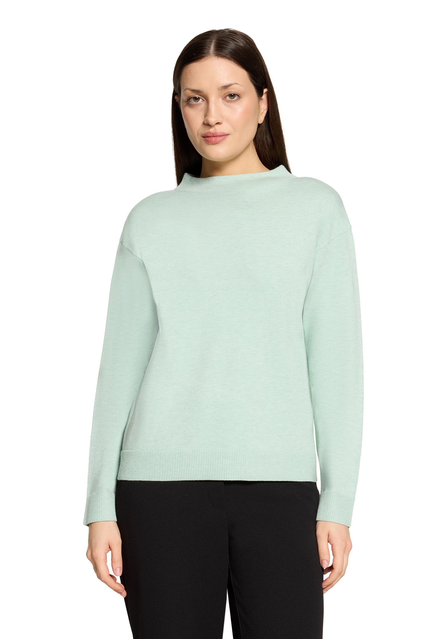 Betty Barclay Rundhalspullover »Basic-Strickpullover mit Stehkragen«
