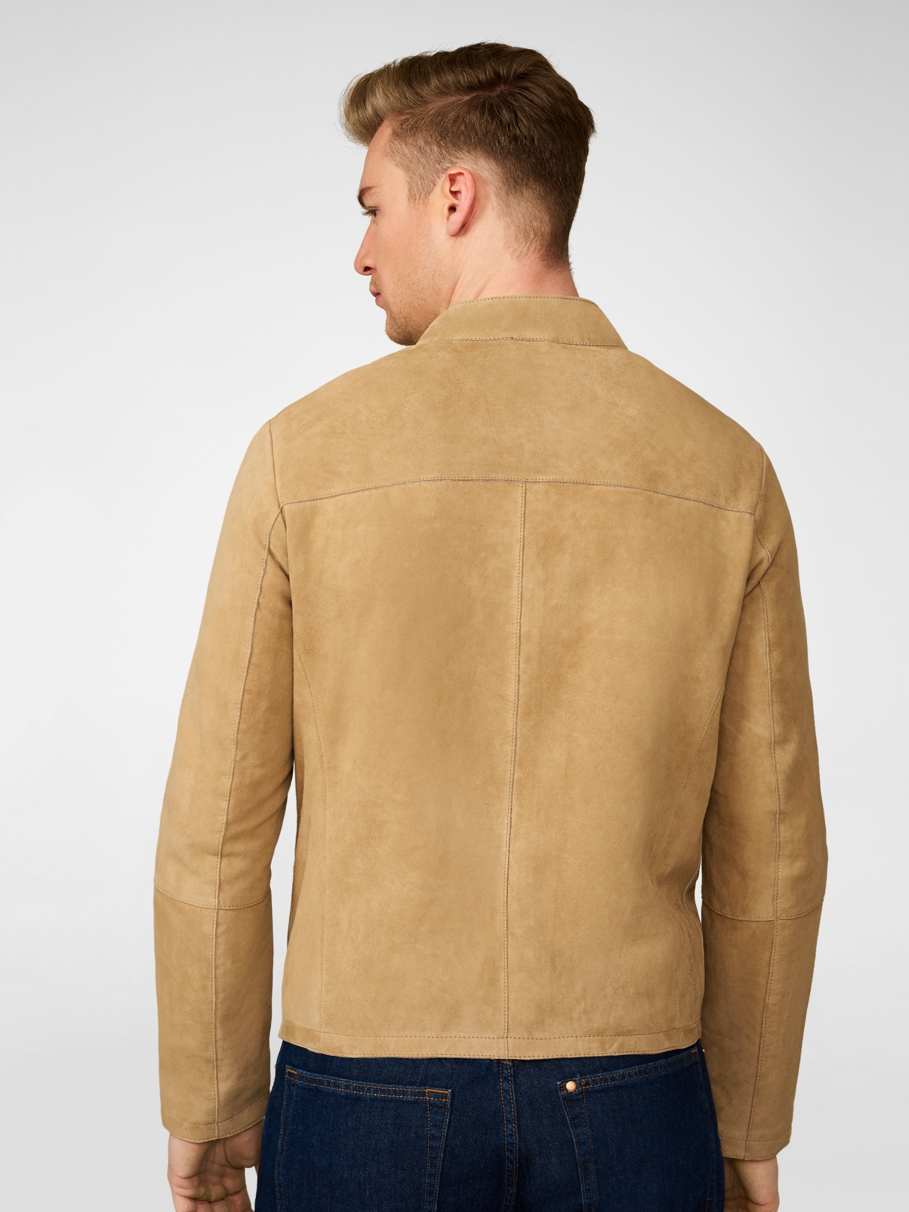 RICANO Blouson »Lederjacke Tomaso« ohne Kapuze Handgefertigt aus echtem Leder
